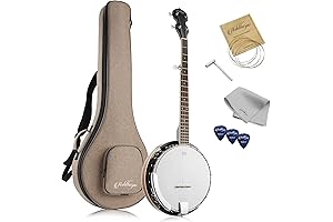 Ashthorpe 5-String Professional Openback Banjo for Beginners