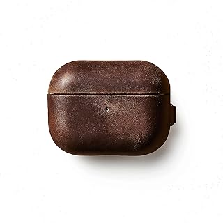 Cotswold Wears Airpods Pro 2 Case, Genuine Leather Airpods Pro 2 Cover, Airpods 2nd Generation 2022, Airpods Pro 2 Shockproof Leather Shell for Airpods Charging Case (Dark Brown)