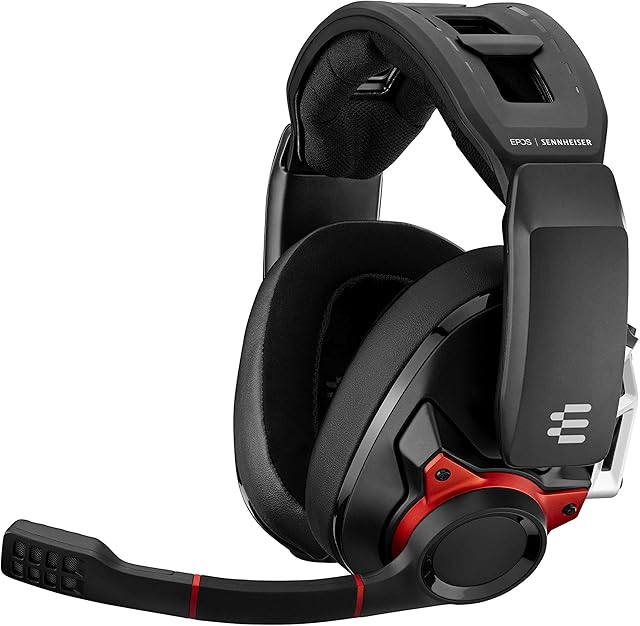 Sennheiser GSP 600 Over-Ear Noise Cancelling Gaming Headset - Red/Black