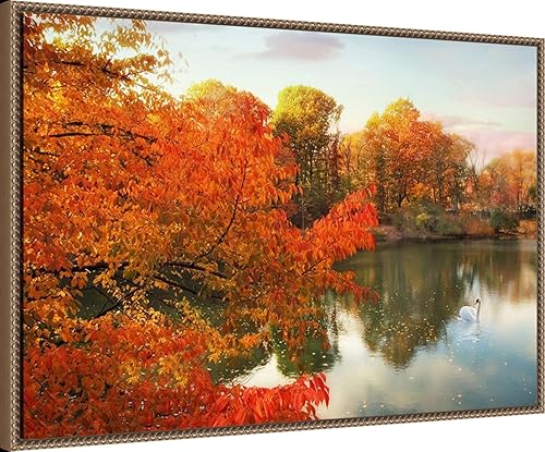 Miniatura 2 de Amanti Art Lienzo enmarcado para pared, 23 x 33 pulgadas, esplendor otoñal de Jessica Jenney, lienzo enmarcado para pared, obras de arte de