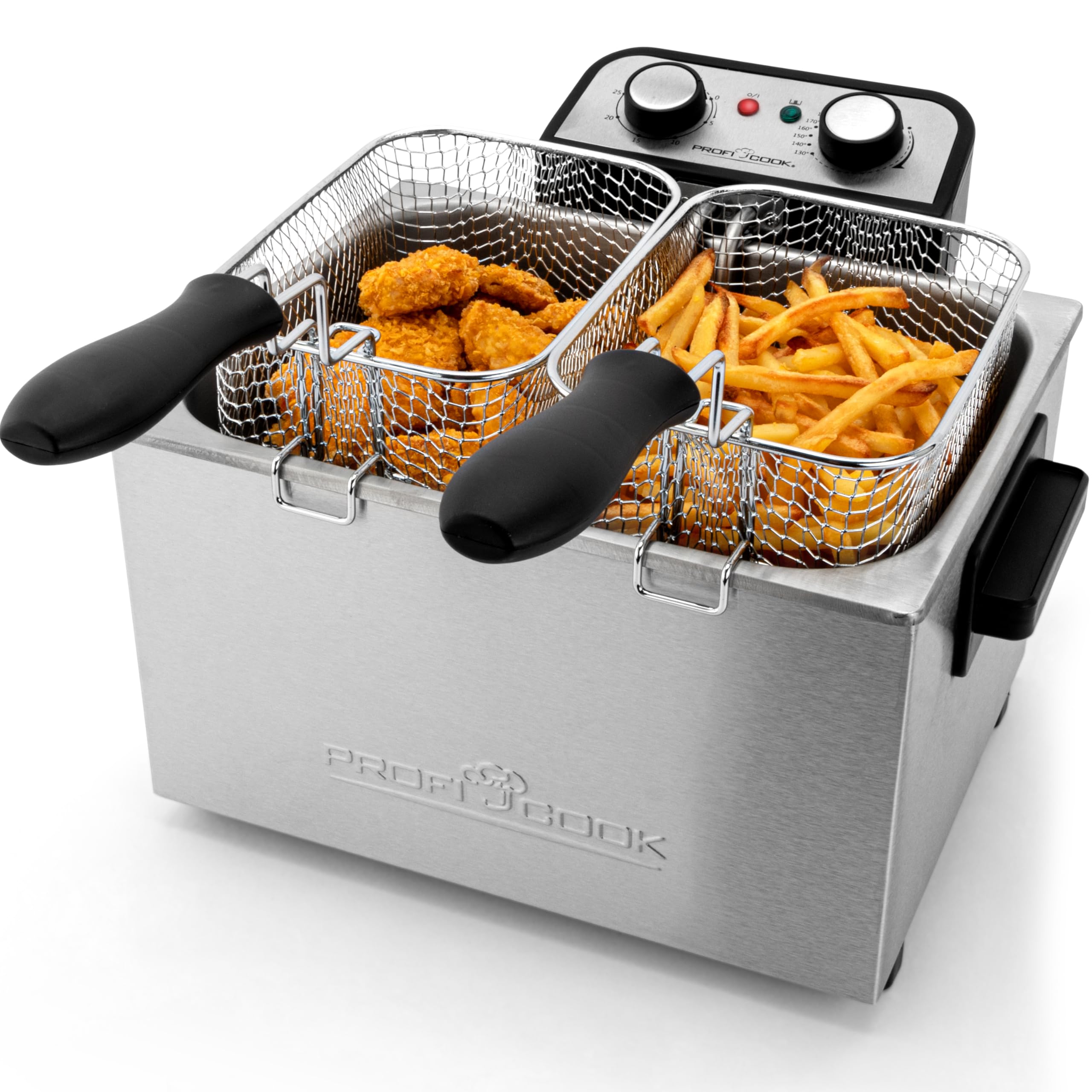 Commerciële Friteuse 20L Gas Friteuse Twin Basket Dual Tank Countertop Heavy Duty roestvrijstalen frituur voor restaurants
