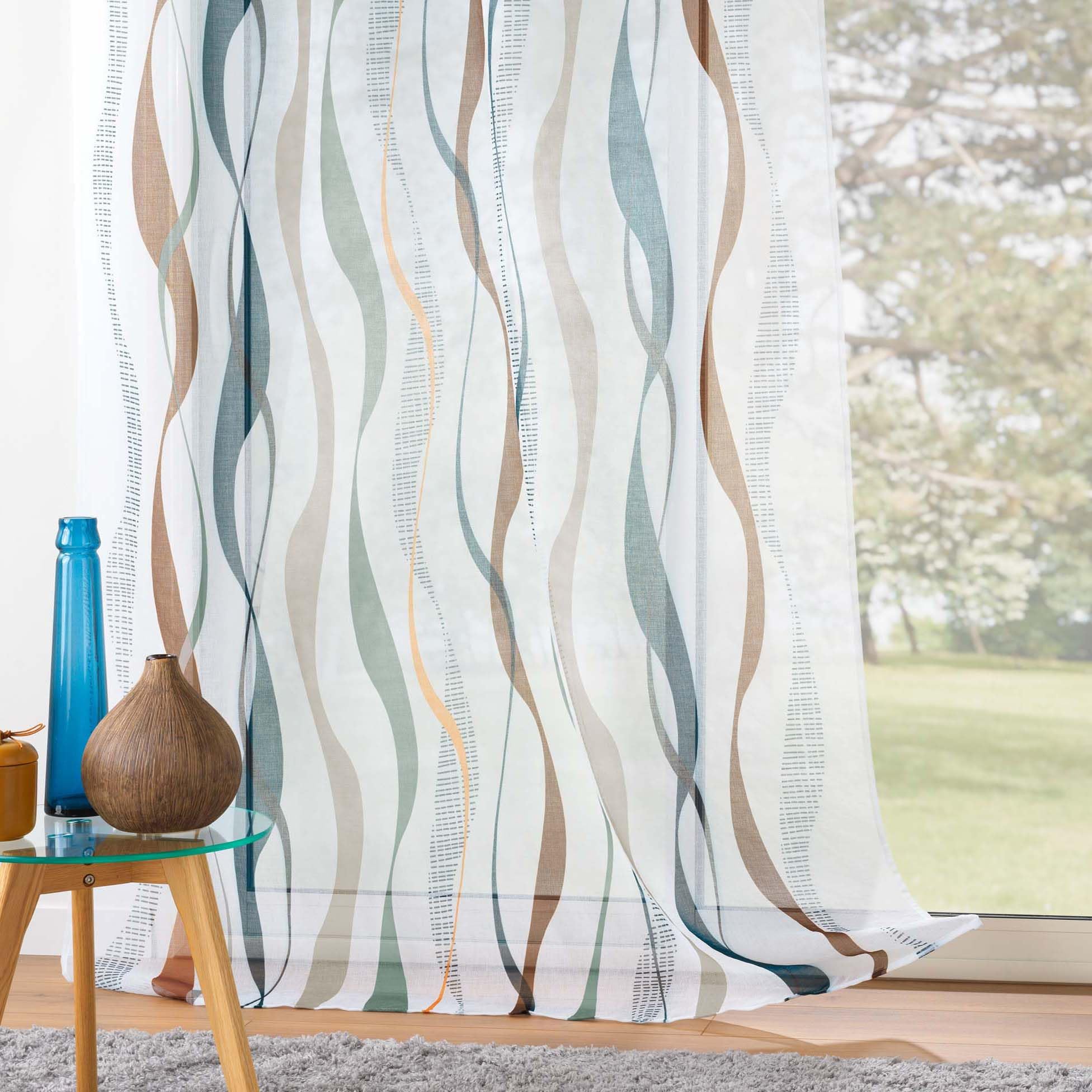 Tenda A Occhielli Douceur D'Intérieur – 140x280 Cm, Colore Beton, Poliestere Tinta Unita, Lavabile 30° - 2