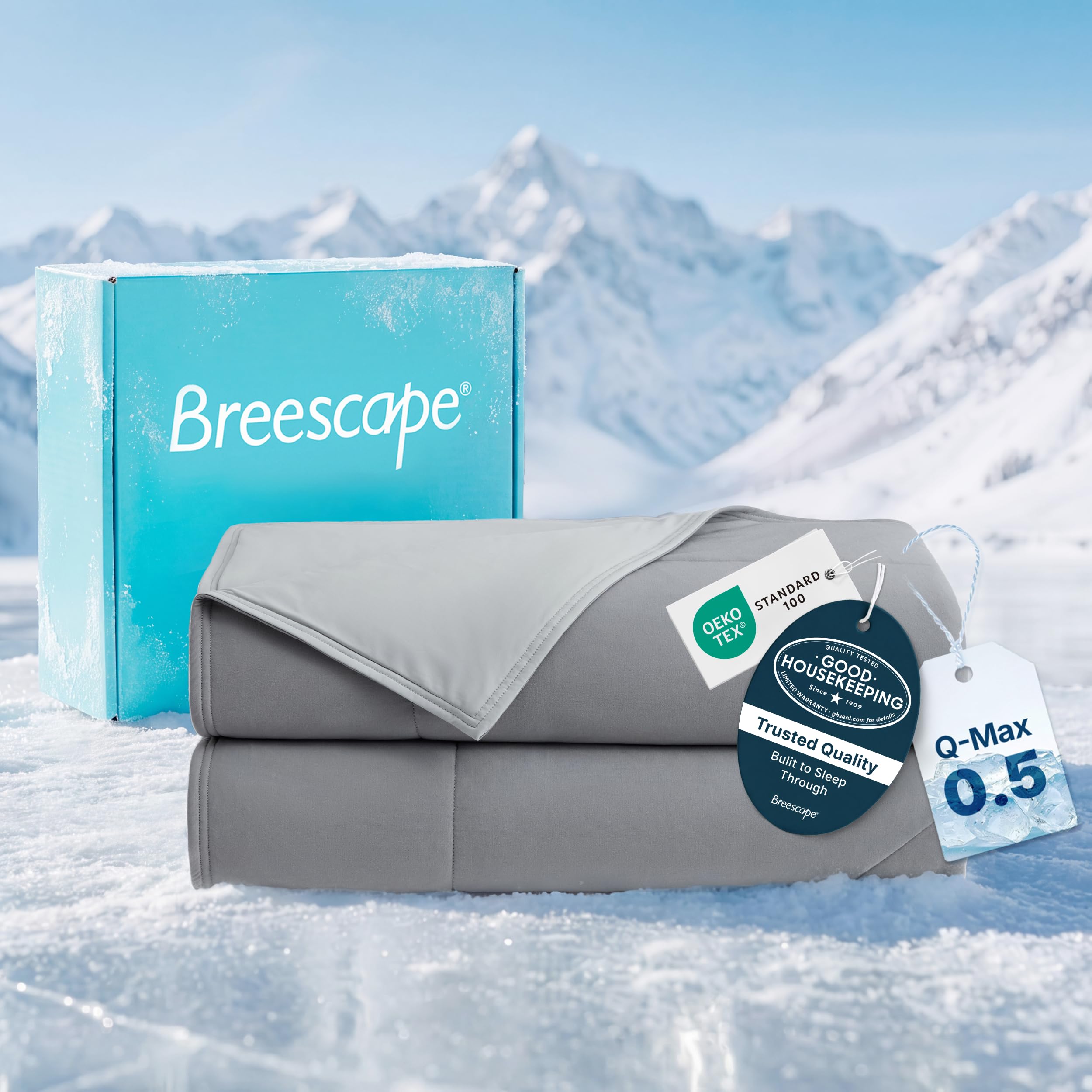 Amazon.com: Breescape Cooling Comforter Blanket for Hot Sleepers