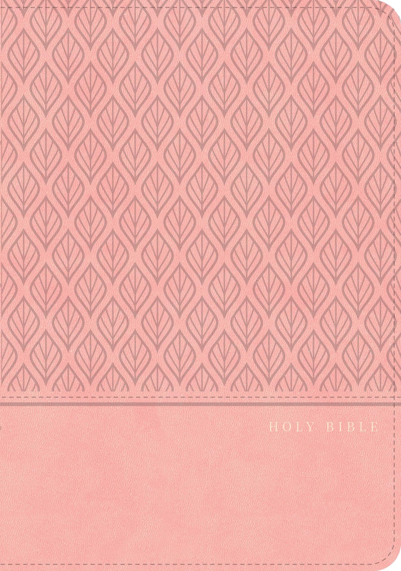 CSB Personal Size Giant Print Bible, Optimal Type, Digital Study Edition, Pink LeatherTouch