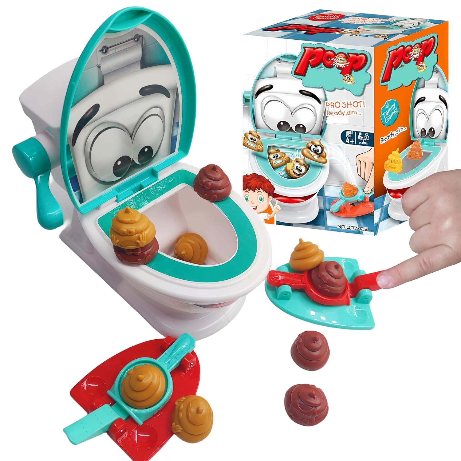 Buy Ybgocot Shoot The Poop Game,Poop Shoot for 412 Kids,Toilet Family