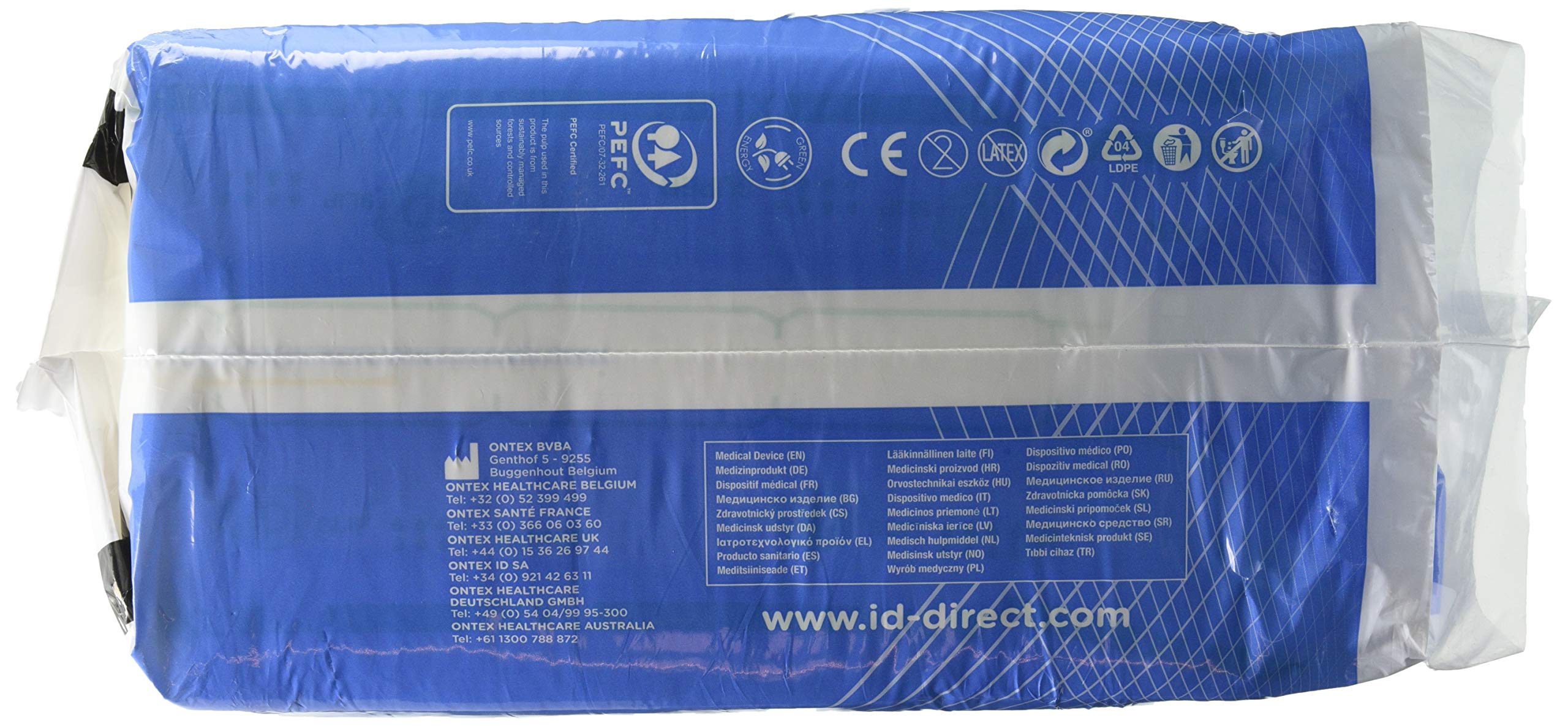 ID Expert jednorazowe wkładki Super Pads – XL (120 – 170 cm)