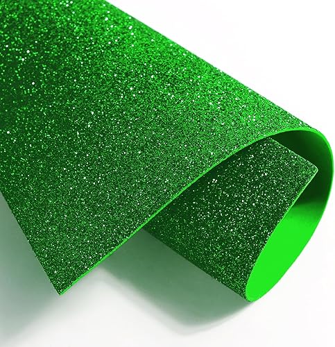 Miniatura 9 de 10 hojas de espuma con purpurina para manualidades, papel de cartulina A4, papel adhesivo autoadhesivo para construcción de Navidad, álbum de