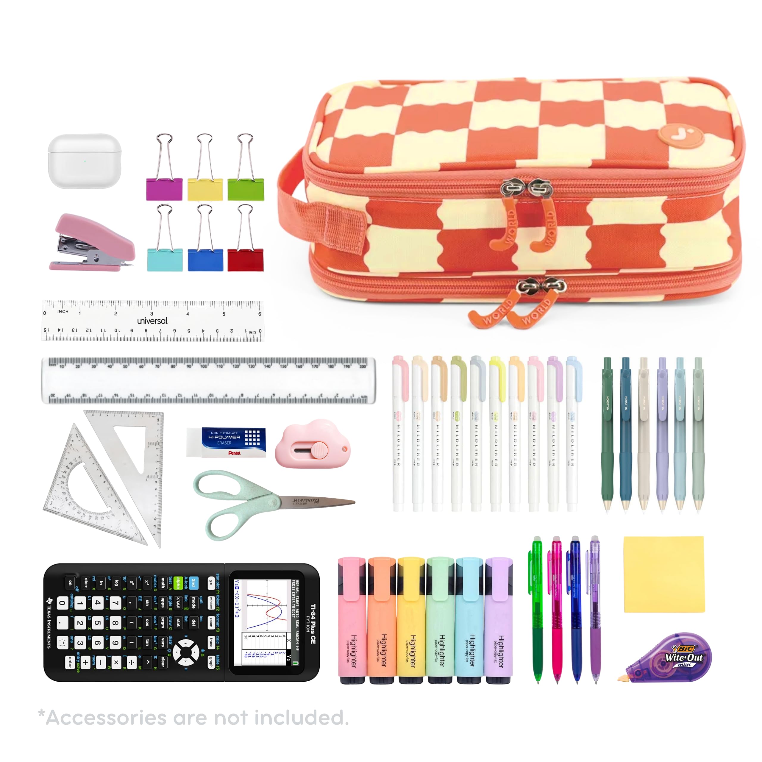 Amazon.com: J World New York Doodle Large Capacity Pencil Case. 2