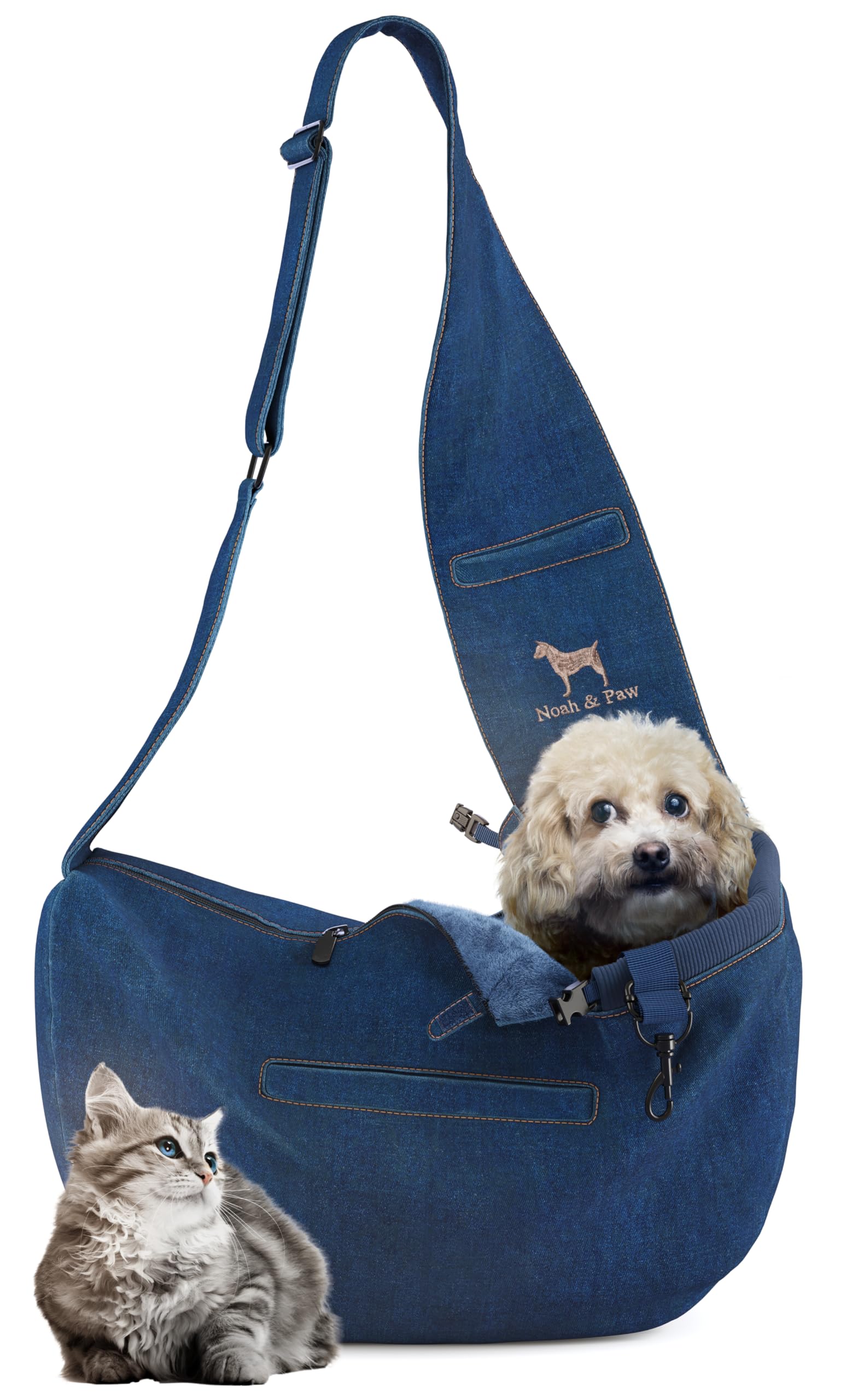 Amazon.com : Noah & Paw Dog Sling Carrier for Small Dogs 5