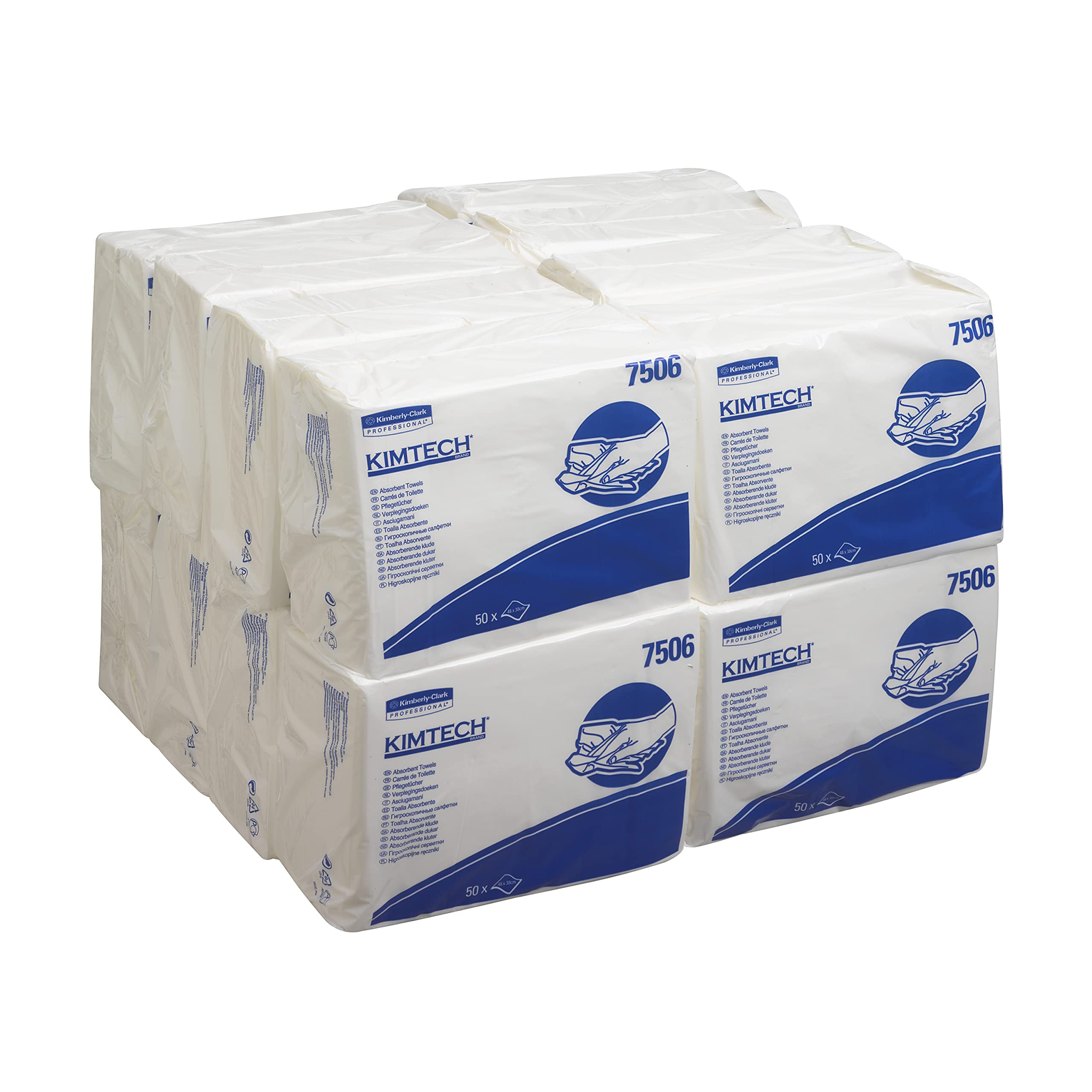 KIMBERLY-CLARK KIMTECH Poliertücher Nachfüllpack 7212, weiss, 300 Tücher