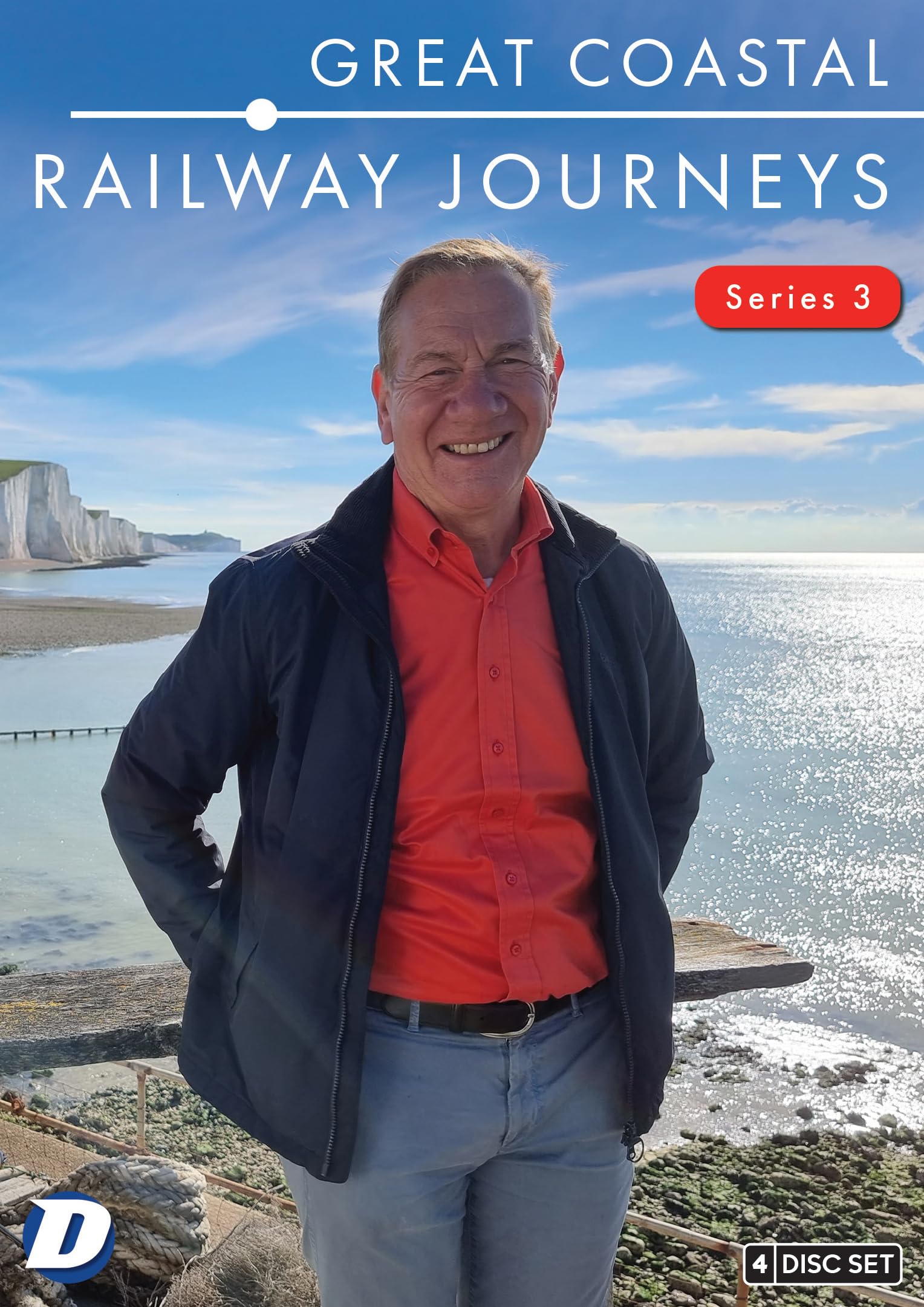 Great Coastal Railway Journeys: Series 3 DVD (2024) Michael Portillo New Sealed