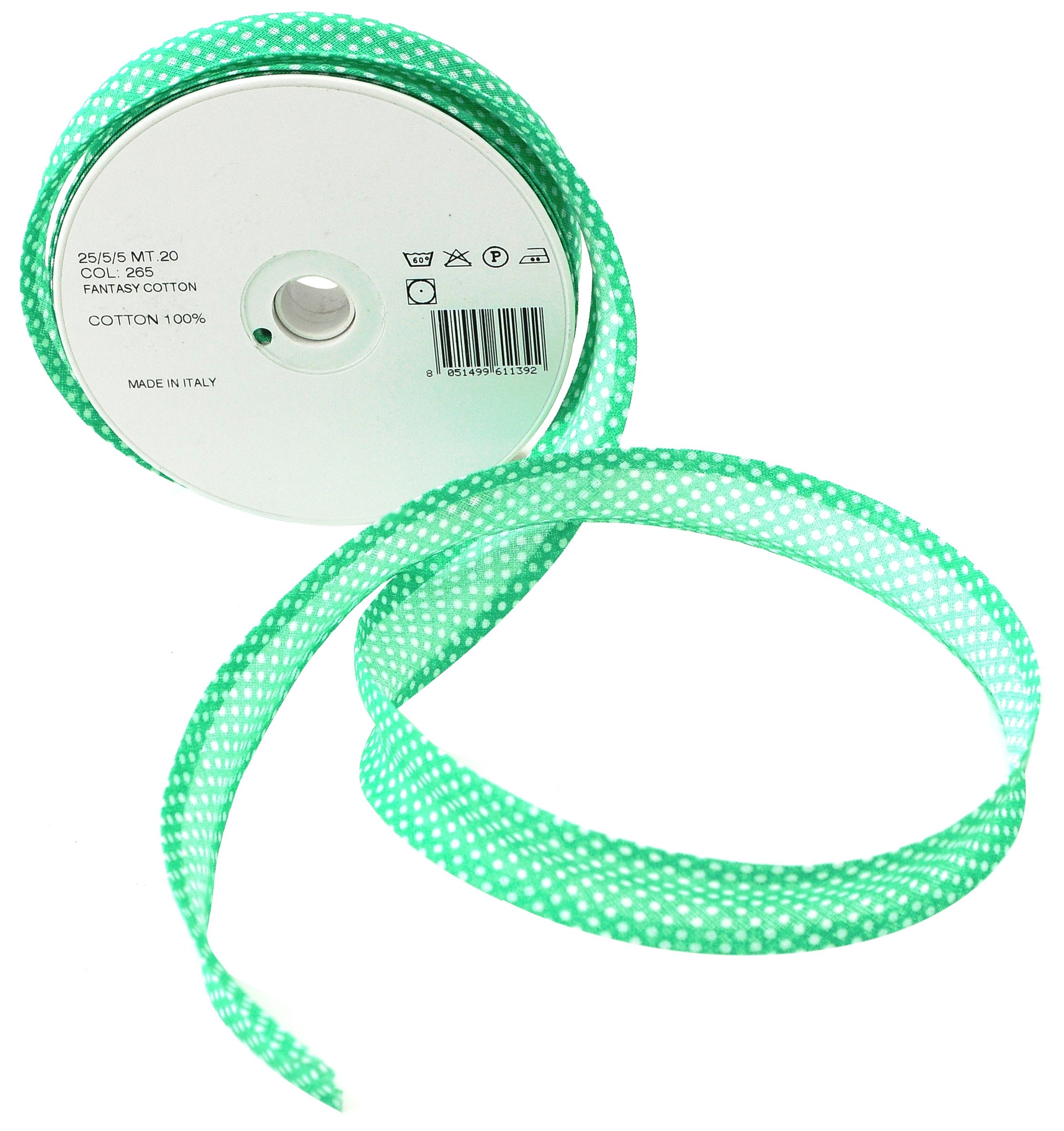 Inastri Cotton Bias Binding Tape – 20m Dark Grey Single Fold Bias Tape For Sewing & Edging - View #7