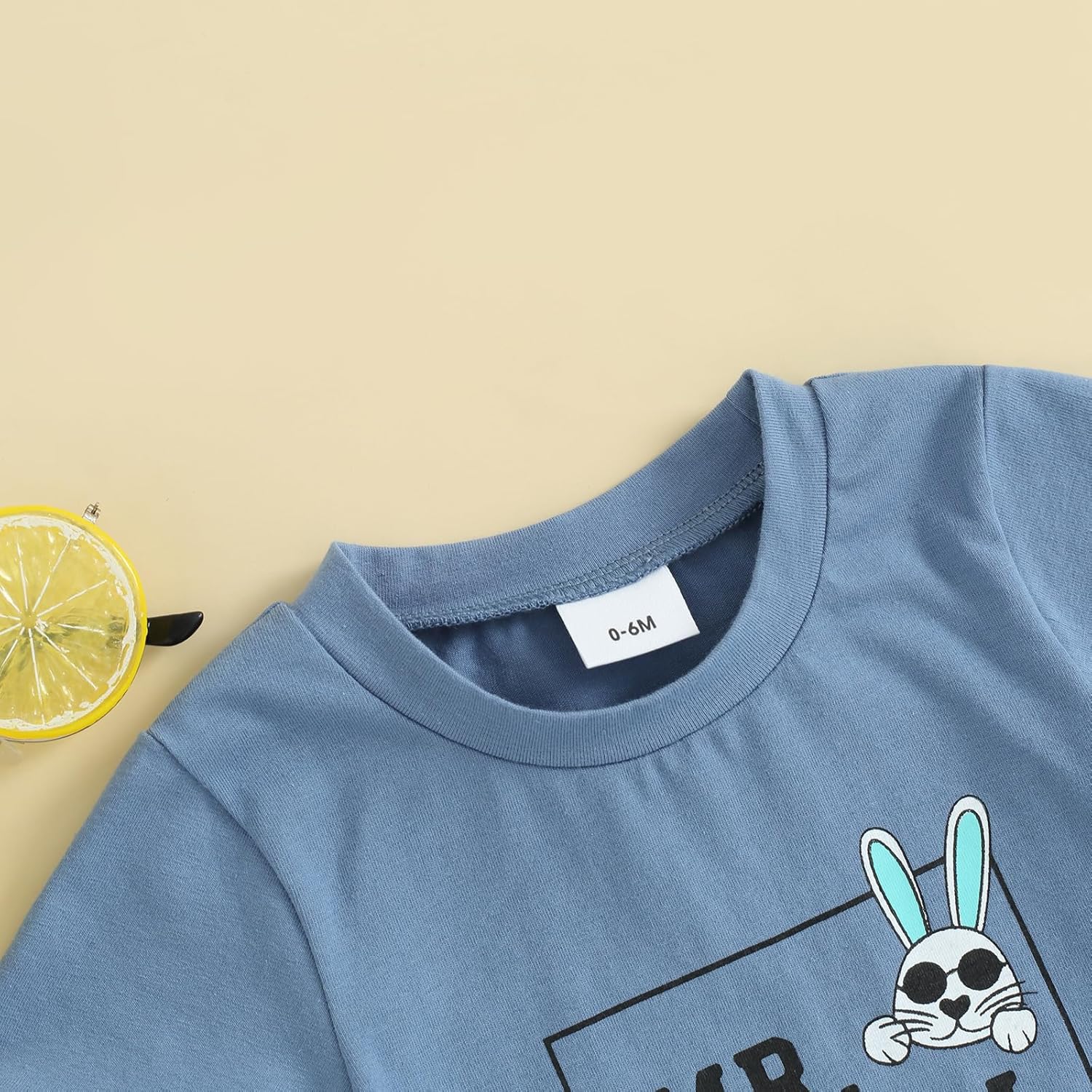 Kayotuas Baby Boy Easter Outfit Mr Steal Your Eggs Shirt Top and Shorts Set Cute Toddler Easter Clothes 0 3 6 9 12 18M 2T 3T - Image 5