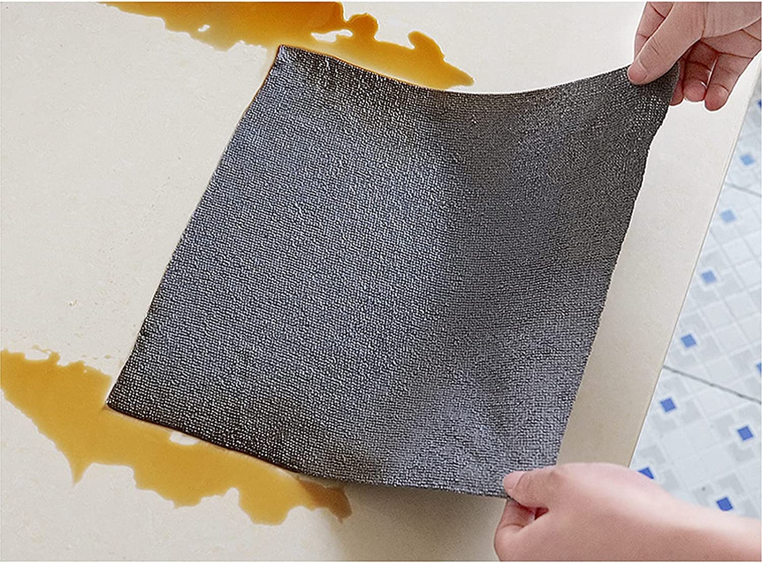 Rotolo Di Panno In Microfibra Riutilizzabile – 80% Poliestere 20% Poliammide, Anti-graffio, Alta Assorbenza, Per Casa, Auto, Ottici - 4