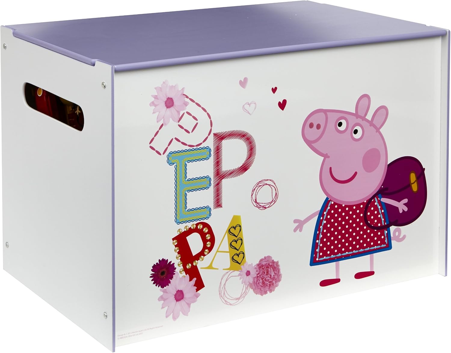 Peppa Pig Toy Box by HelloHome Amazon.co.uk Home & Kitchen