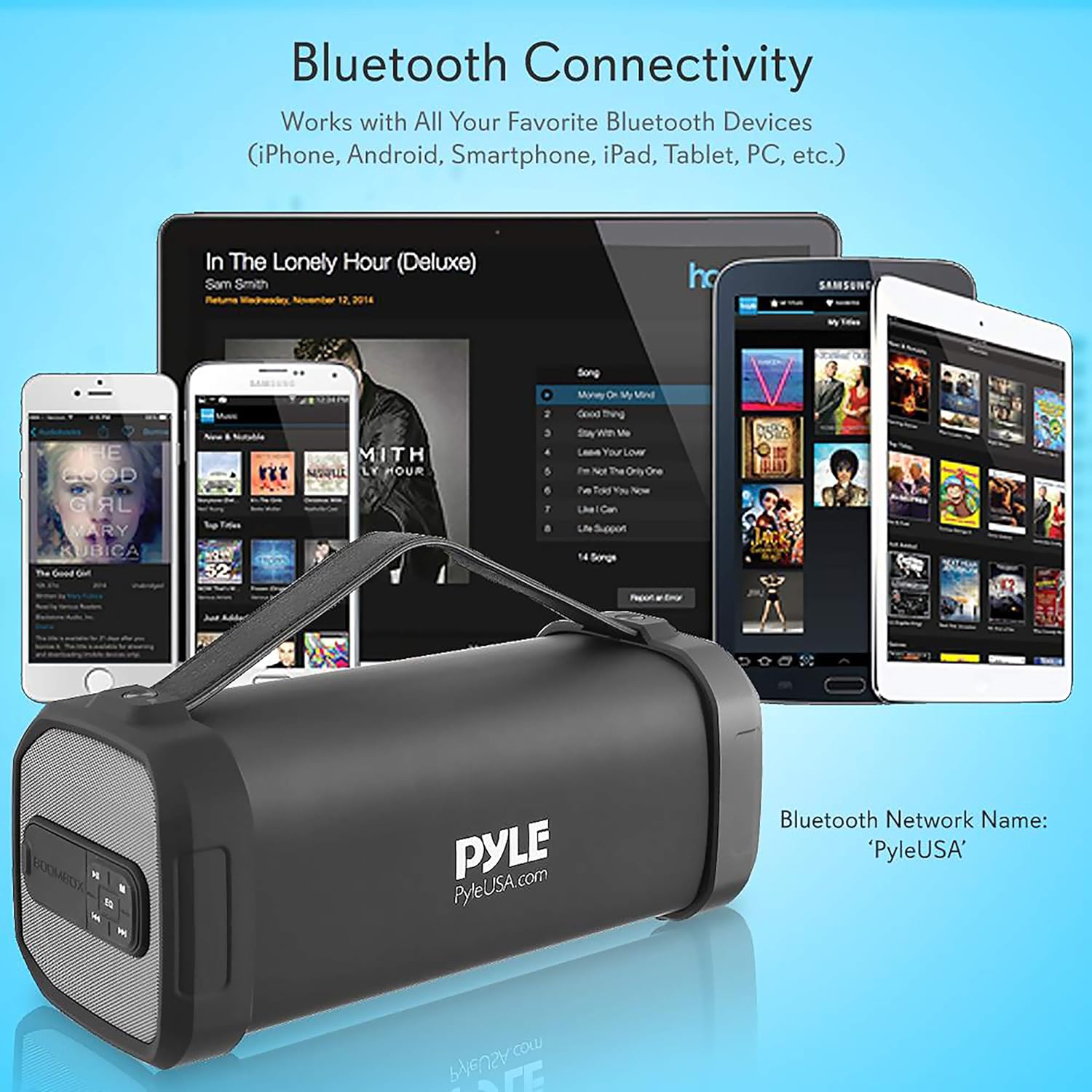Flash Deals - 40% OFF Pyle Wireless Portable Bluetooth Speaker-150 Watt Power Rugged Compact Audio Sound Box Stereo System with Rechargeable Battery, 3.5mm AUX Input Jack, FM Radio, Micro SD and USB Reader-PBMSQG9, Black Flash Sale Buy 1 get 1 Pyle Wireless Portable Bluetooth Speaker-150 Watt Power Rugged Compact Audio Sound Box Stereo System with Rechargeable Battery, 3.5mm AUX Input Jack, FM Radio, Micro SD and USB Reader-PBMSQG9, Black
