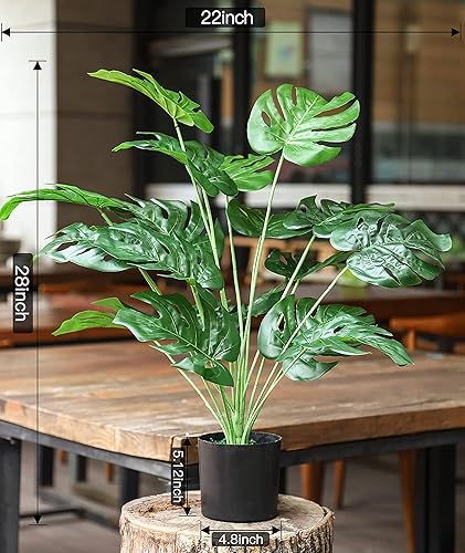 Miniatura 2 de Toopify Plantas falsas de 28 pulgadas, plantas artificiales grandes para interiores y decoración de sala de estar