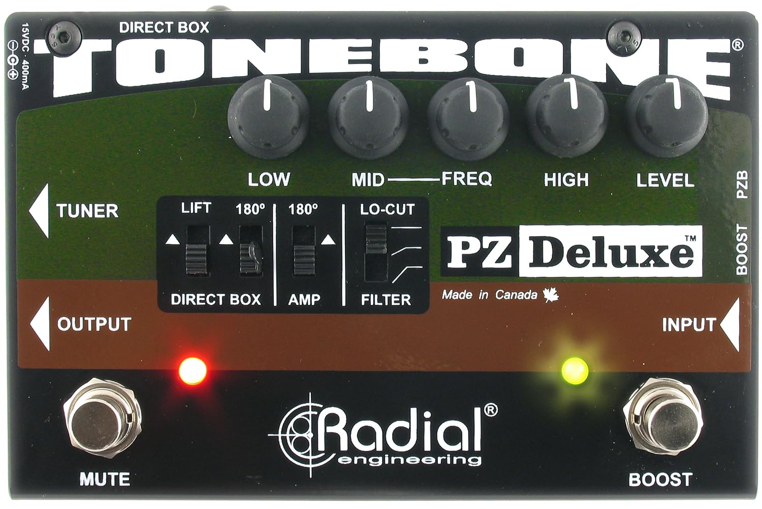 Radial Engineering R8007320 PZ-Deluxe Acoustic Preamp
