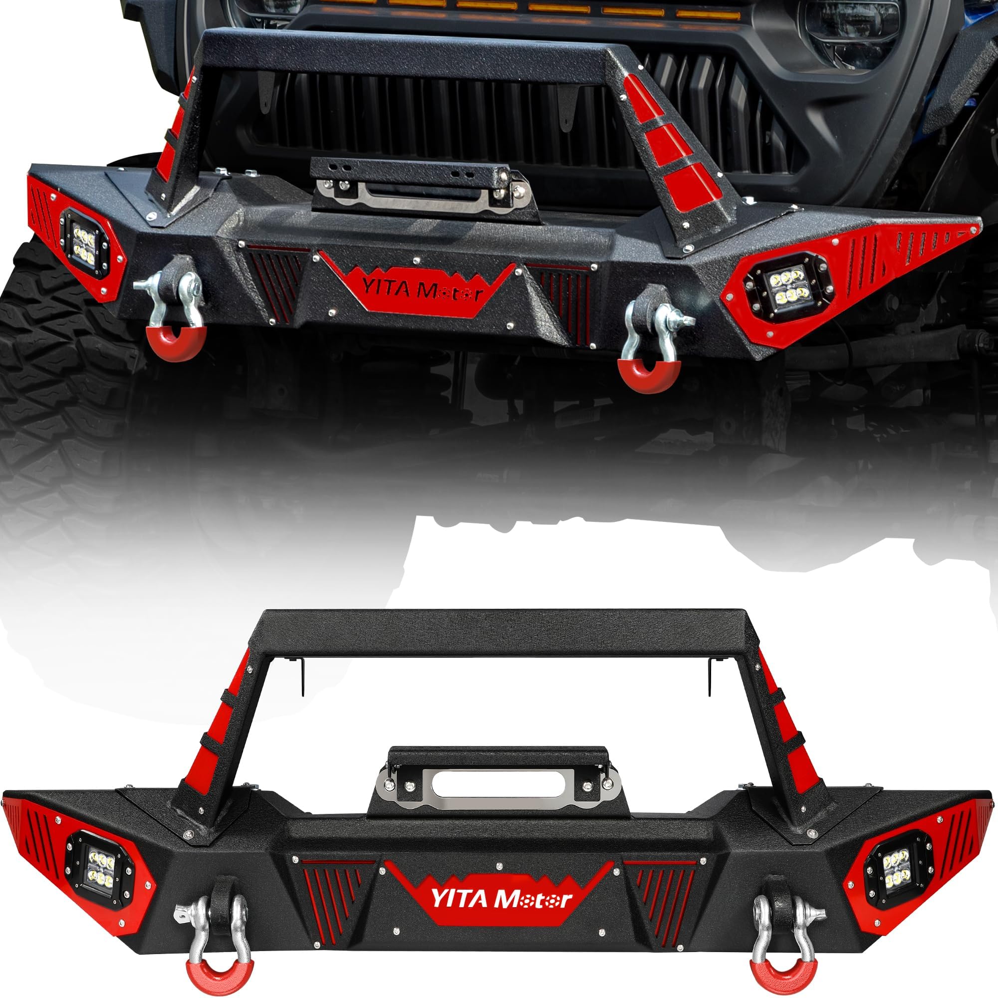 Front Bumper Fits Jeep Wrangler