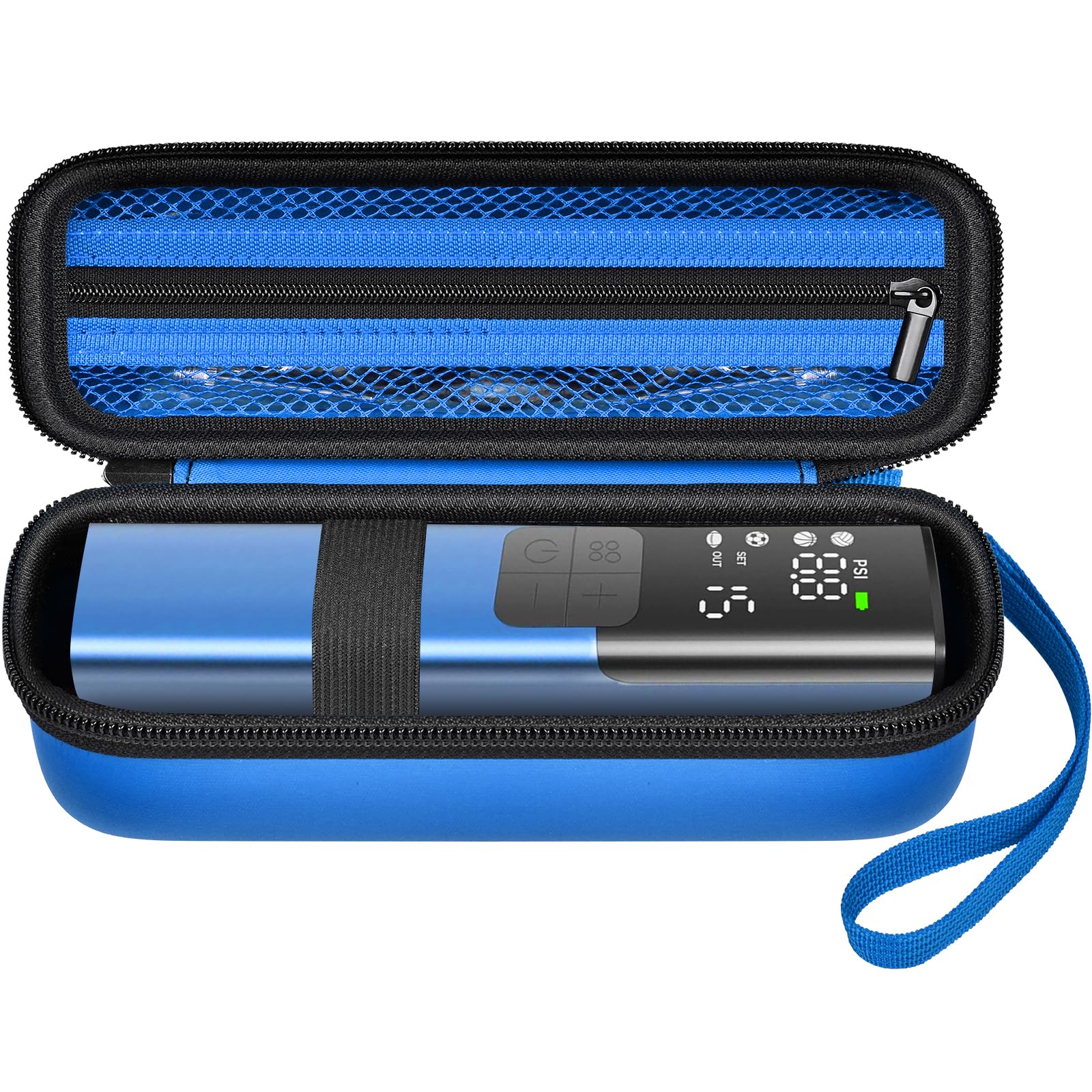 Case Compatible with Pumteck Electric Ball Pump,Smart Air Pump Portable Fast Ball Inflation Storage Bag for GPUTEK/for BOMPOW, Hand Pump Organizer for Basketball Accessories (Box Only)