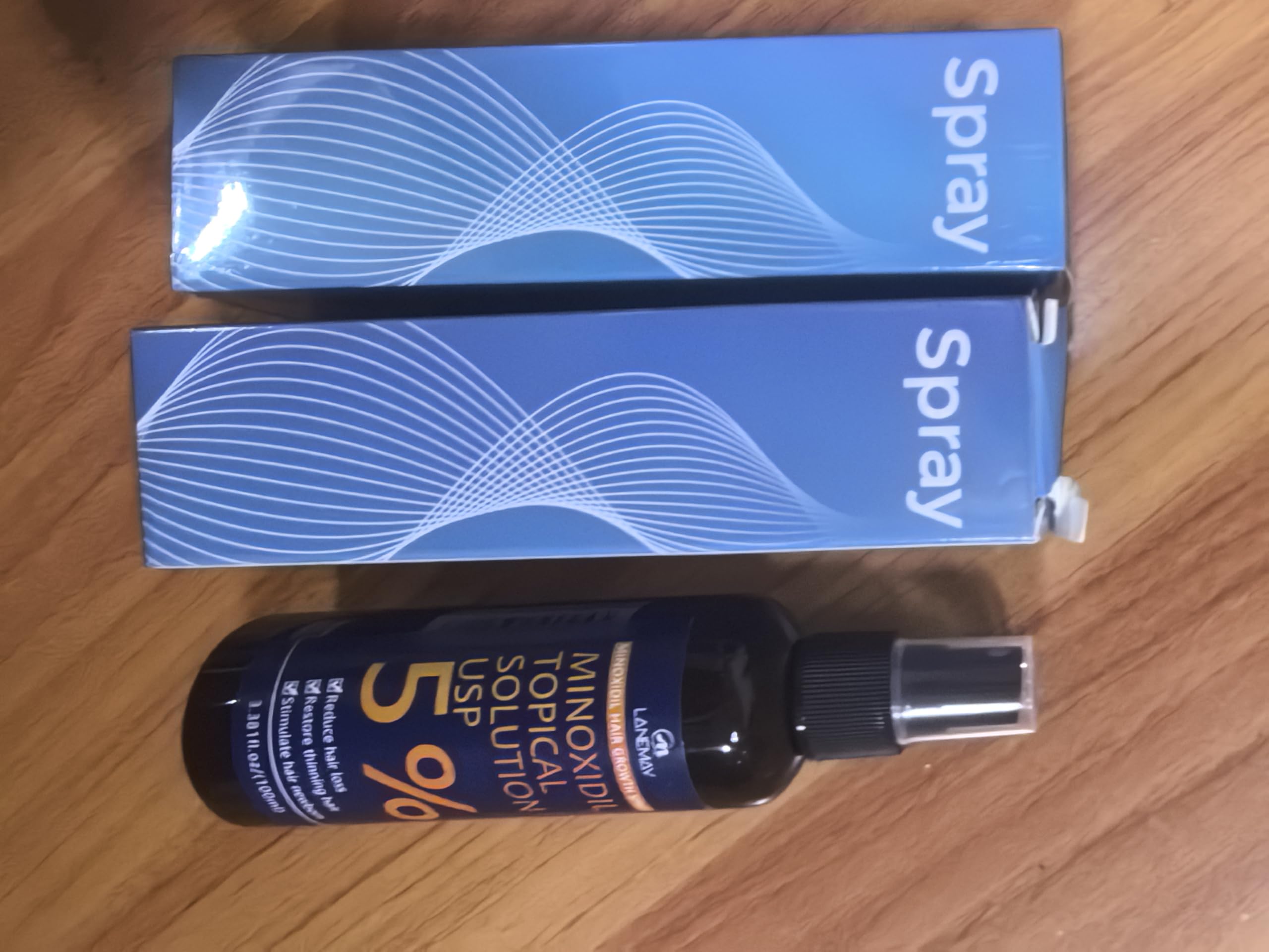 5 Minoxidil Hair Growth Spray - Extra Strength Hair Regrowth Topical Hair Loss Treatment for Men to Regrow