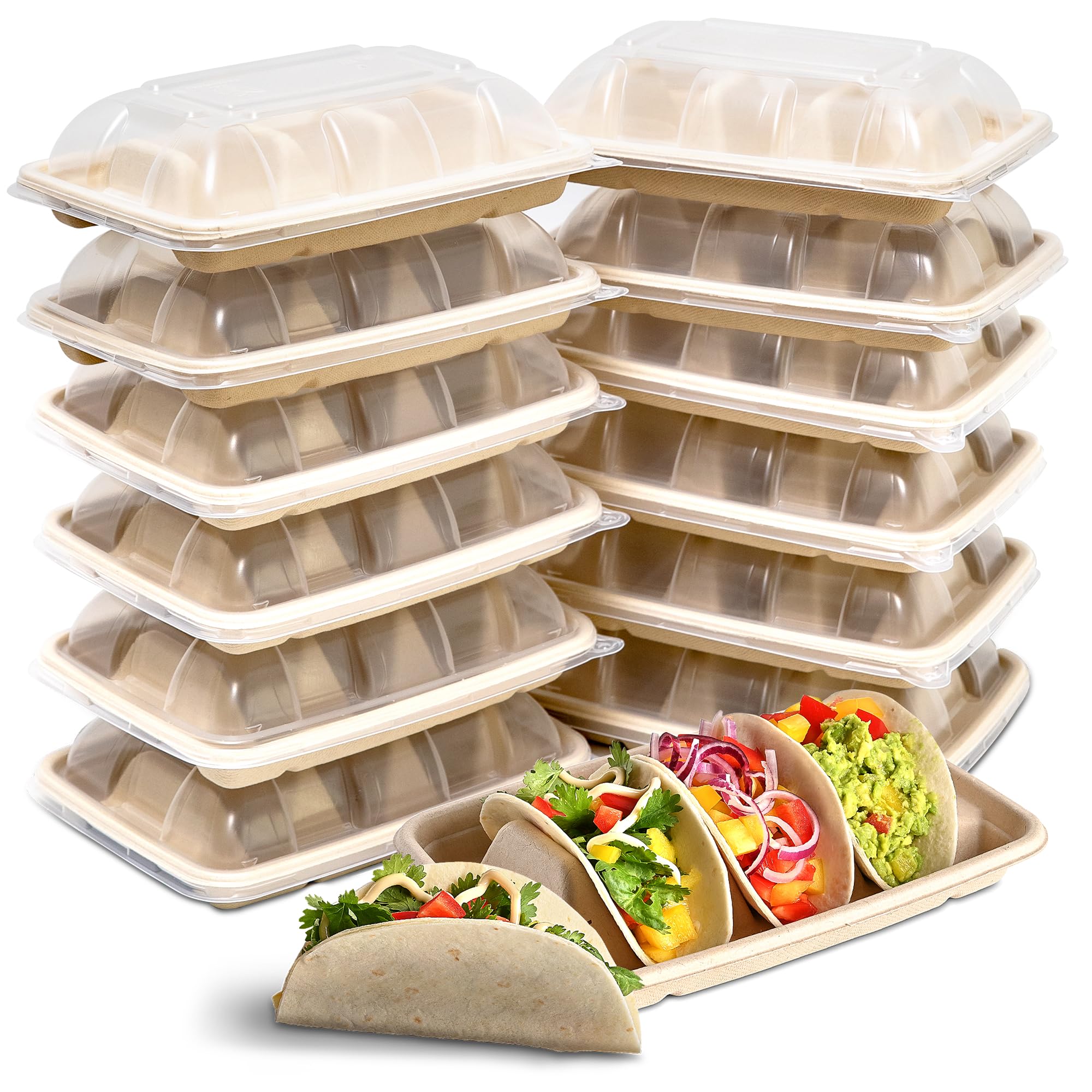 Kzeirm 24PCS Disposable Taco Holders