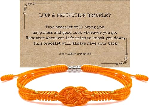 Miniatura 10 de Pulsera de protección infinita, pulsera tibetana Forever Lucky and Safe de varios colores, pulsera de cuerda de surfista para hombres, mujeres