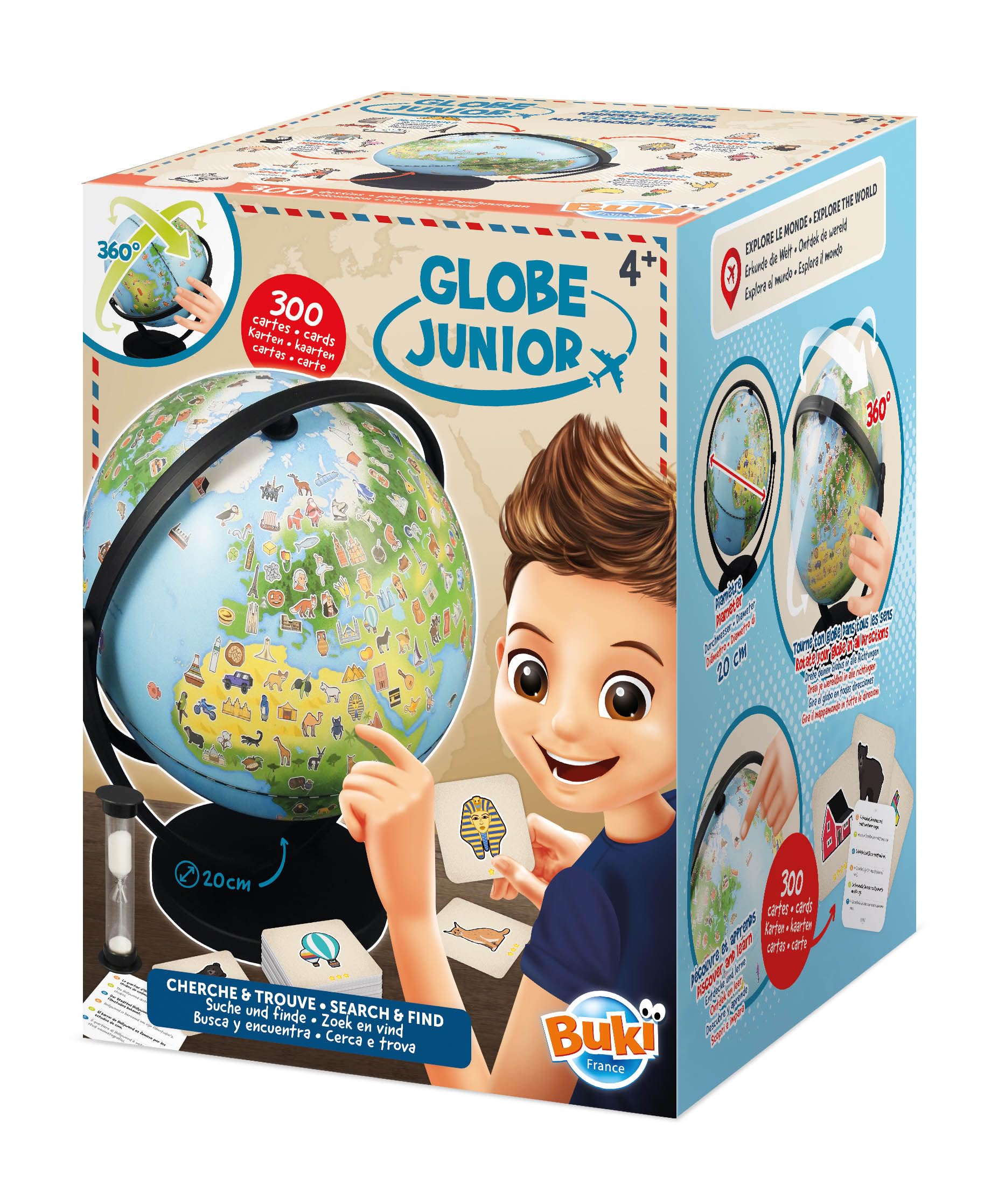 Buki Multicoloured Junior Globe