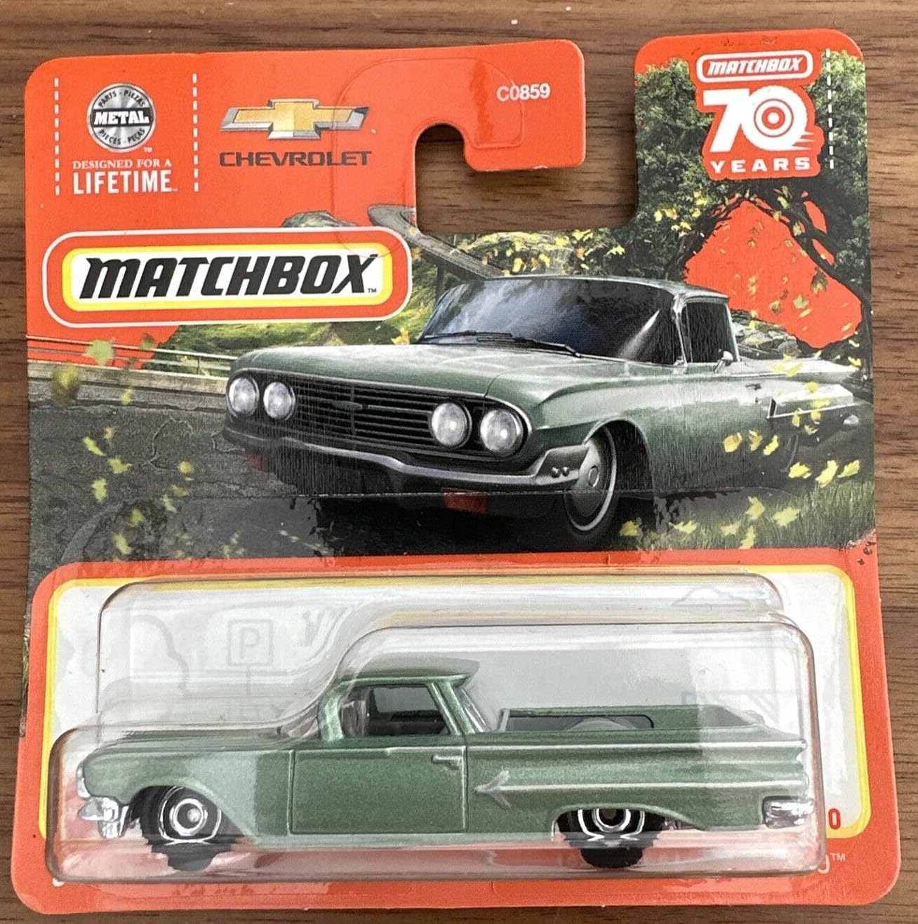 Z & N Trading Matchbox 1960 Chevy El Camino 70 Years Chevrolet