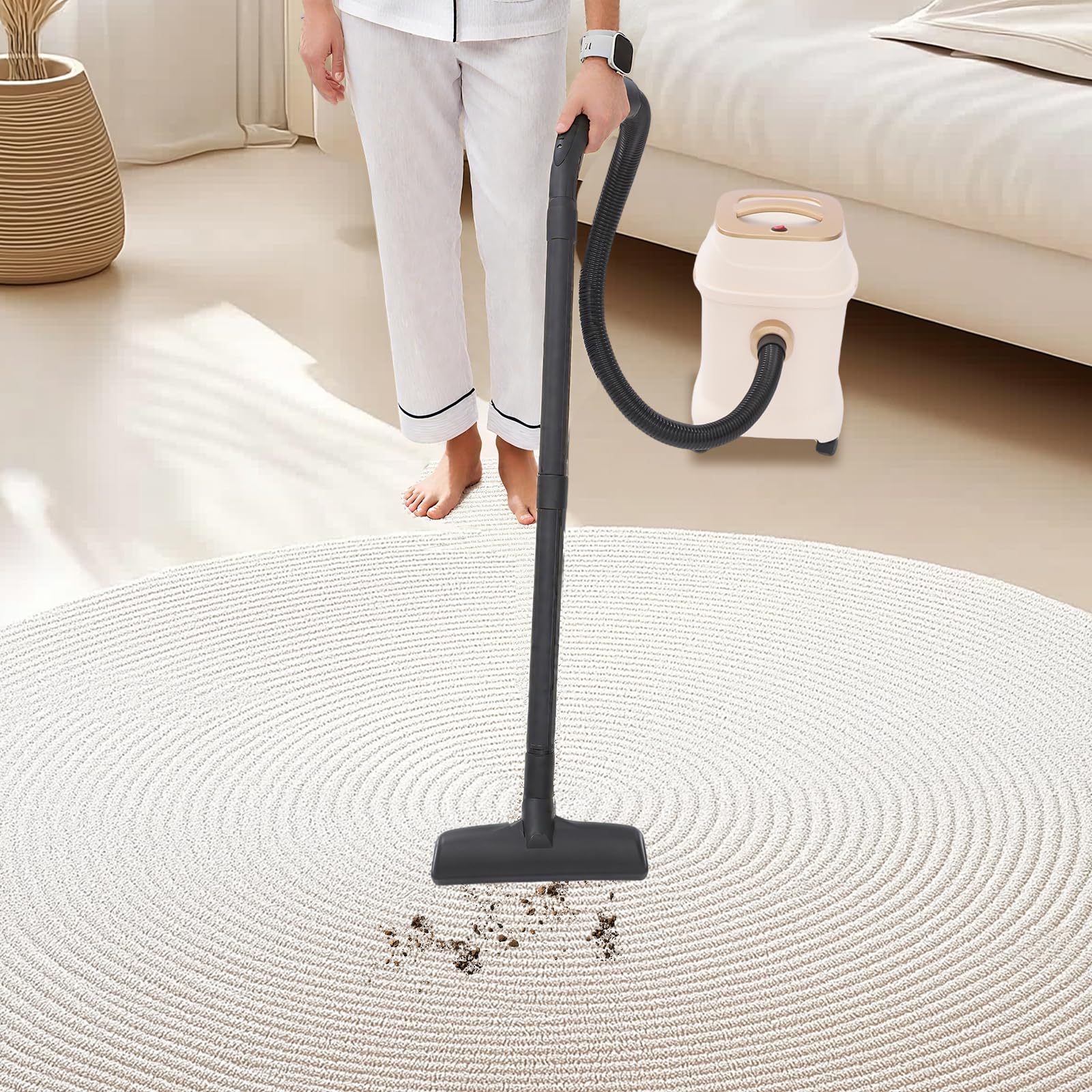Aspiradoras, limpiadores de alfombras y moquetas 1000w portátil aspirador húmedo/seco 17 kpa capacidad 18l manguera: 1,75m,para casas, hoteles, clubes