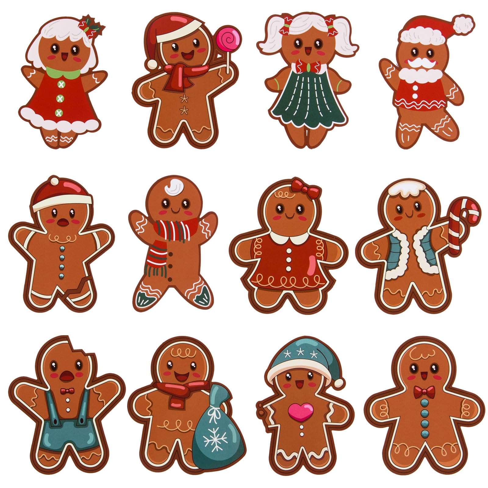 Découpes bonhomme pain d'épices pour tableau d'affichage : décorez sans découper à Noël
