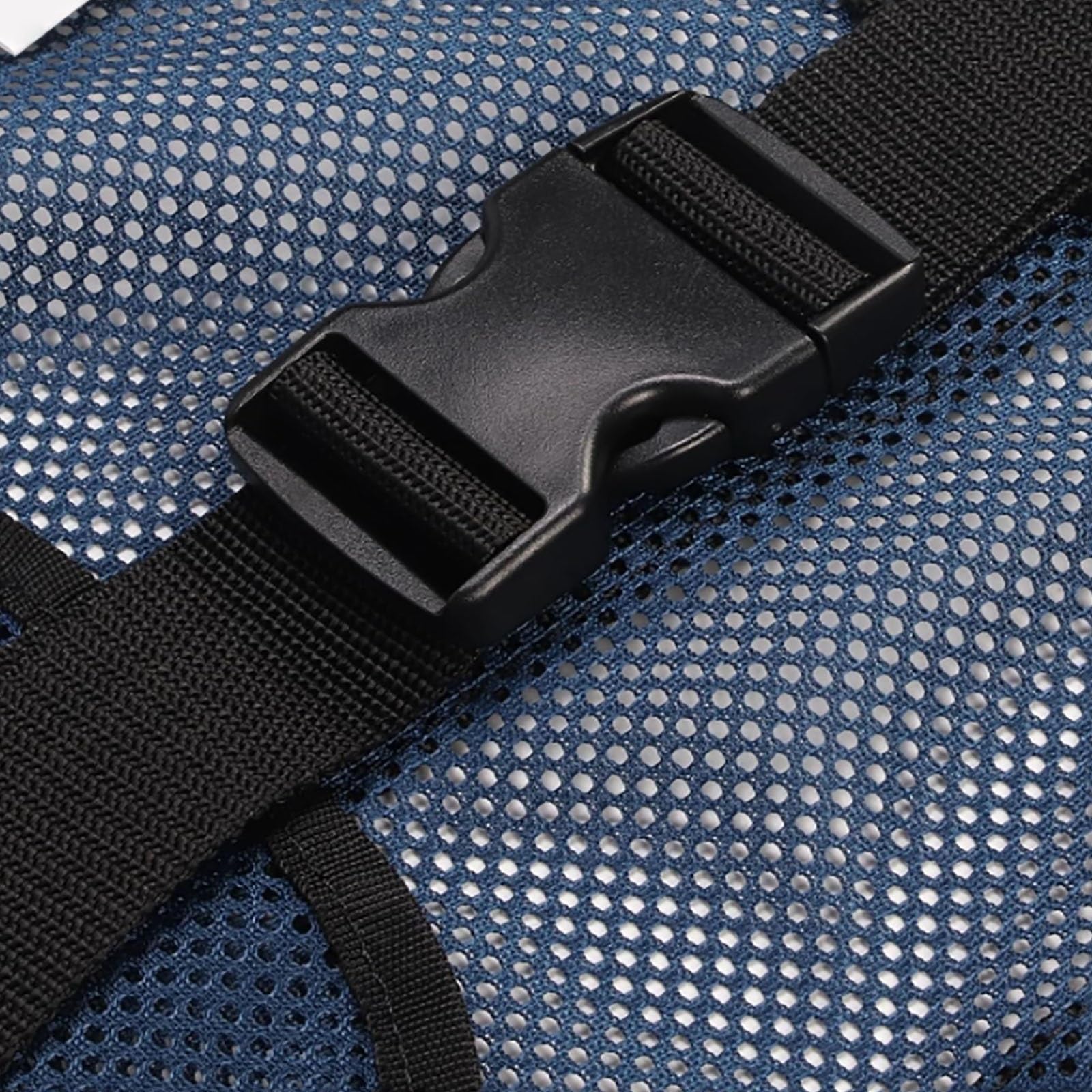 Eslinga para Inodoro, Grúa de Nylon Acolchada para traslado de Pacientes para Entrenamiento de bipedestación a pie Malla Azul Oscuro en Forma de H para enfermería bariátrica