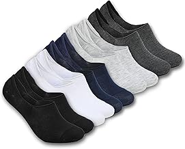 Premium No Show Loafer Socks for Men & Women Combo Pack of 5/6/10 – Comfortable, Stylish, Breathable Cotton, Anti-Slip Grip for Sports & Casual Use