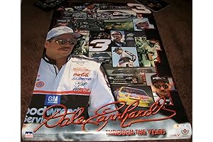 Vintage Dale Earnhardt Poster: A Nostalgic Tribute to a Racing Icon