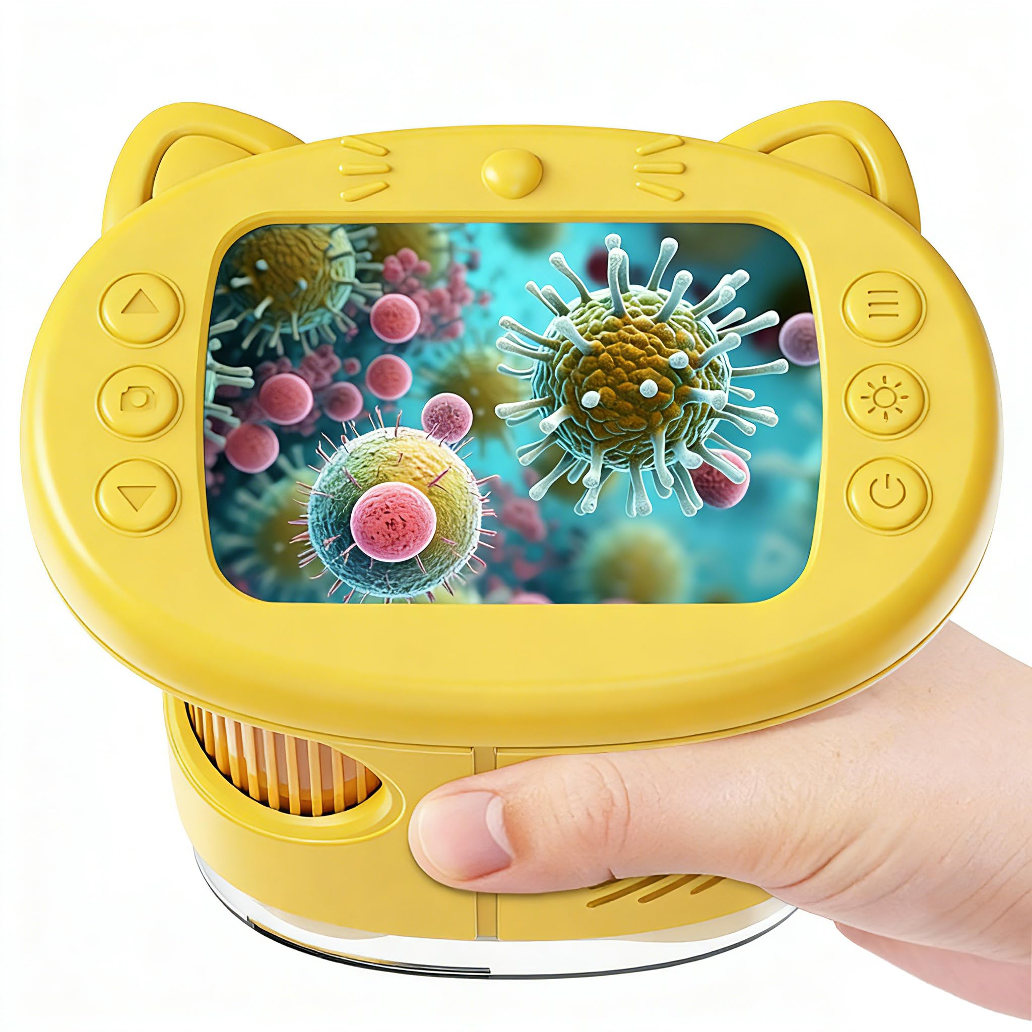 Photo 1 of 1000X Handheld Digital Microscope for Kids, Pocket Microscope with 2.0" IPS Screen, Portable STEM Science Toy for Ages 4-12, Educational Birthday Gift for Boys Girls, Outdoor Exploration Kit