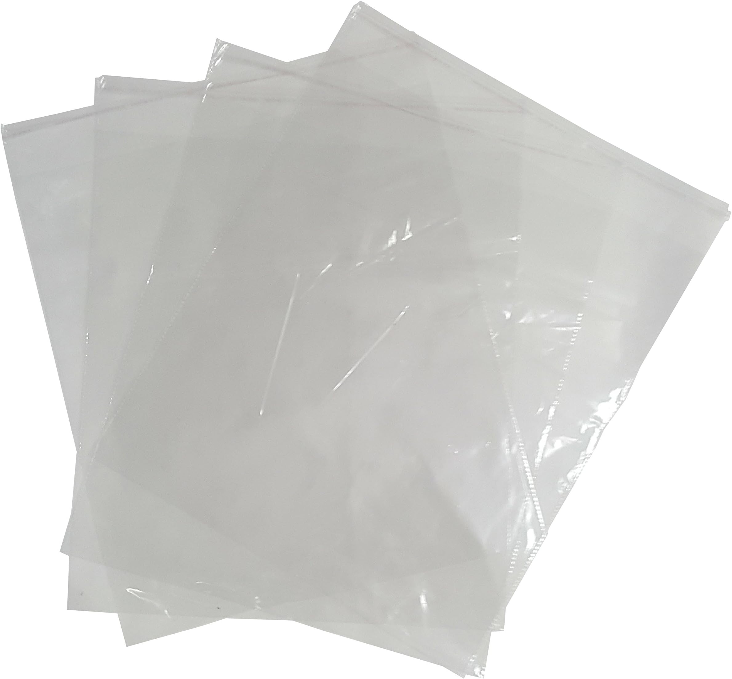 50 Pack 15 X 17" Large Lightweight .3 ML Cello / Cellophane Bags Clear Self-Sealing Gift Packaging Budget
