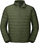 MAGCOMSEN Men's Puffer Jacket Winter Warm Lightweight Coats Waterproof Windproof Insulated Jacket