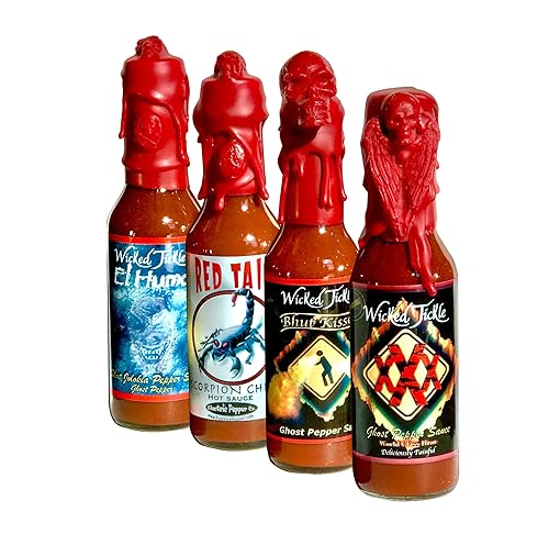 Hot Salsa Set de regalo Ghost Pimienta Salsa Scorpion Wax Sealed Hottest Collection