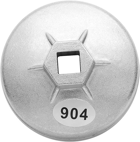 Llave de filtro de aceite modelo 904, 3.110 in 15 Flauta filtro de eliminación de la taza de la llave, herramienta de toma de extracción de tapa de
