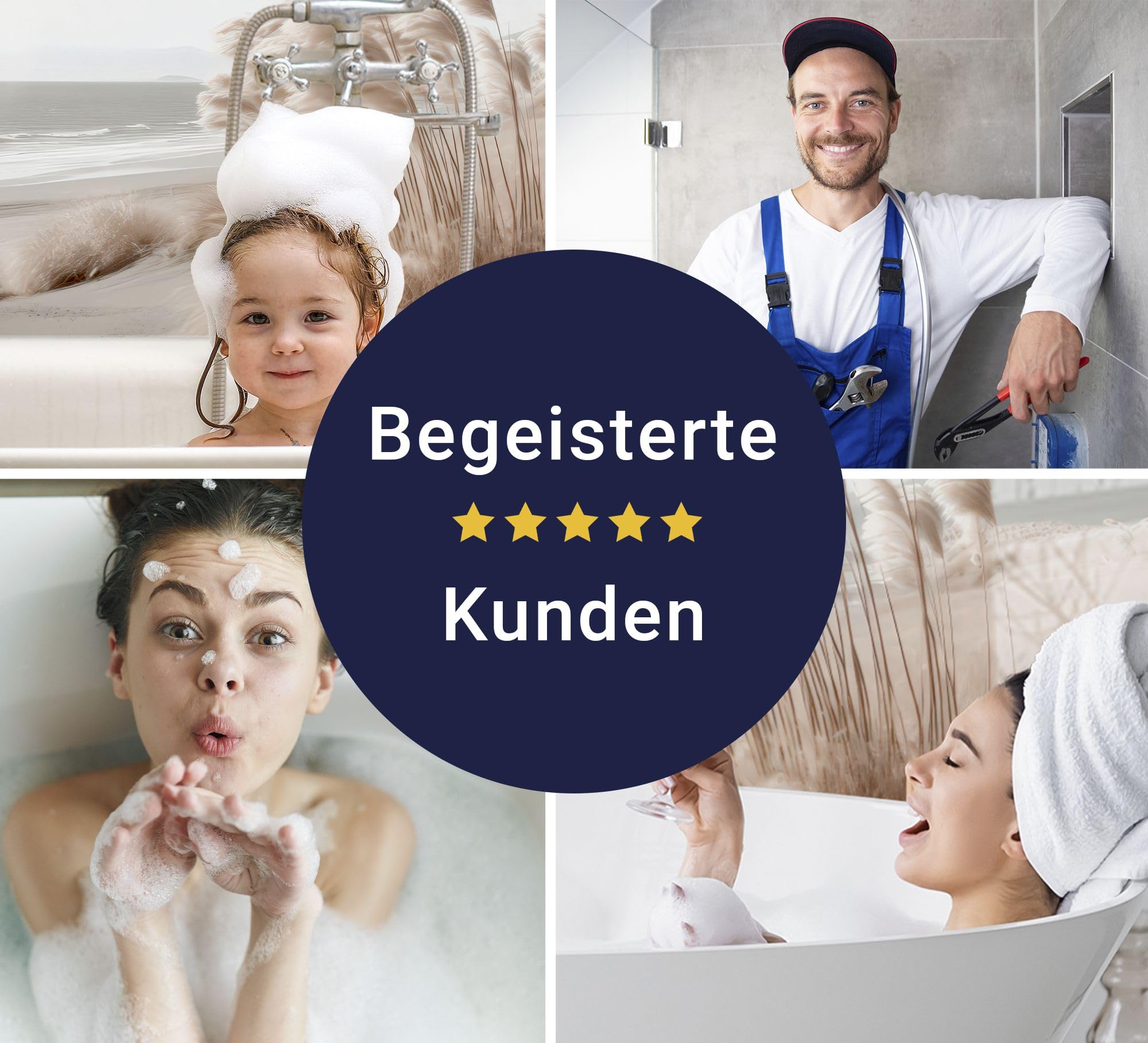 Waschbecken und Badewannenrückwand 200 x 58 cm - aus Acrylglas | Natur, Strand – Pampasgras, Meer, Dünen, Beige, Boho | Wandpaneele Bad Badrückwand Platte Badewanne Rückwand Badezimmer Glasoptik