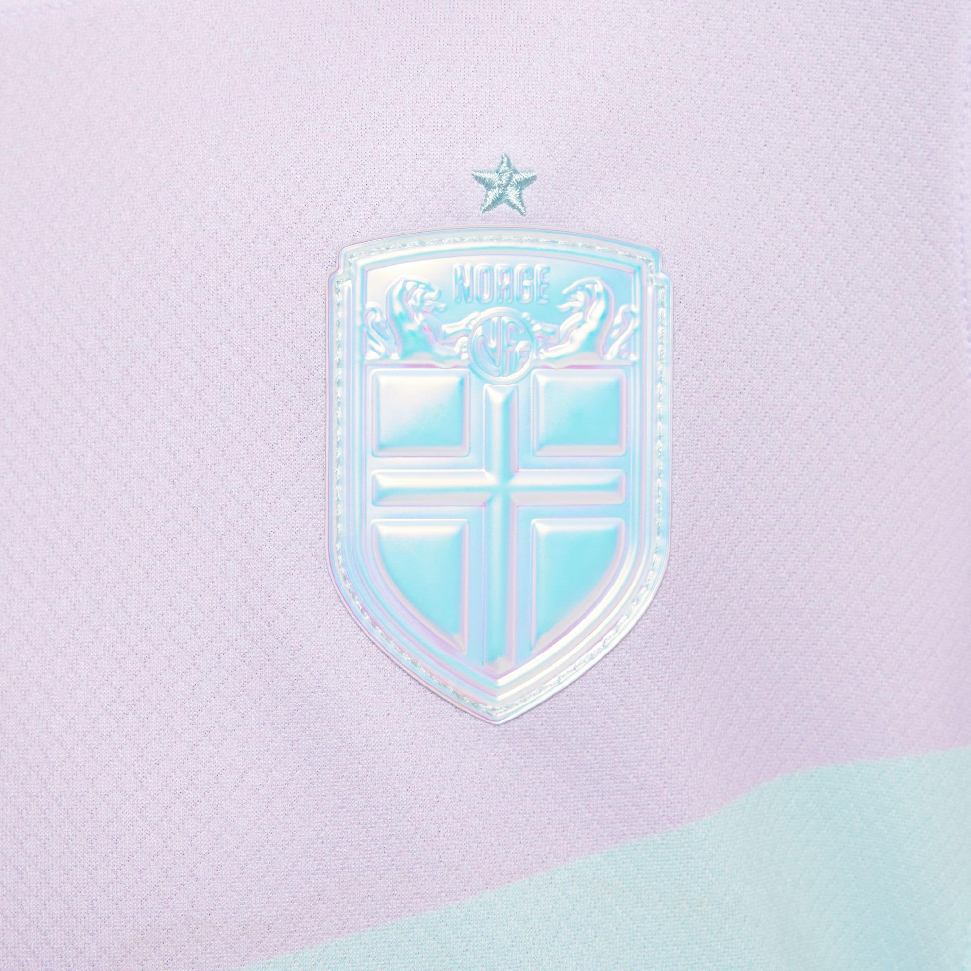 Norwegia 2025 Stadium Away (zespół damski) Nike Dri-FIT replika piłki nożnej dla starszych dzieci, FZ9206