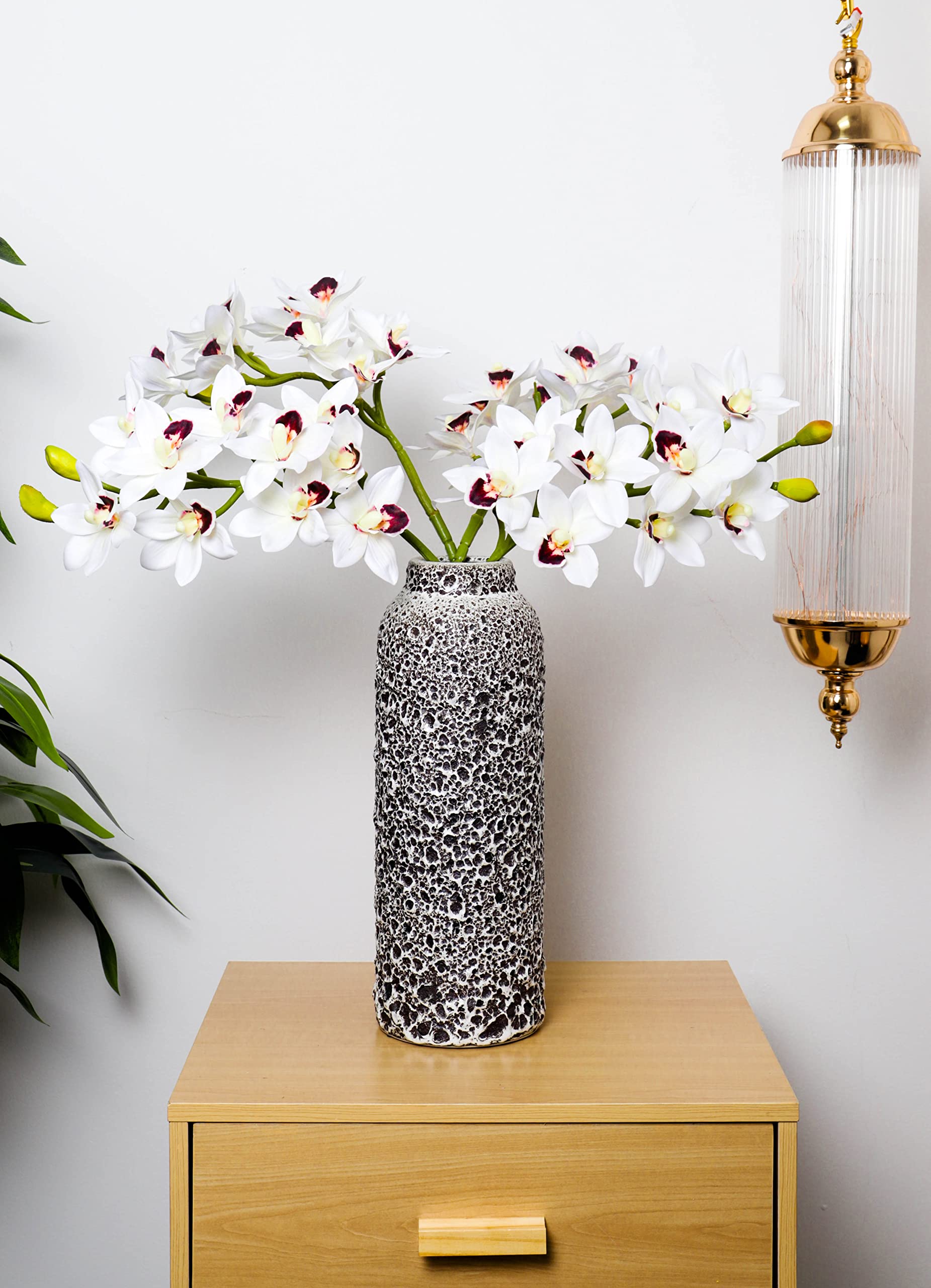 Sponsored Ad – YATAI 4pcs Artificial Orchid Flowers, Realistic PU Cymbidium Orchid, Long-lasting, UV-resistant Faux Flowers, Maintenance-Free Fake Flower Bouquet for Event, Gift Giving, DIY Floral Projects, White