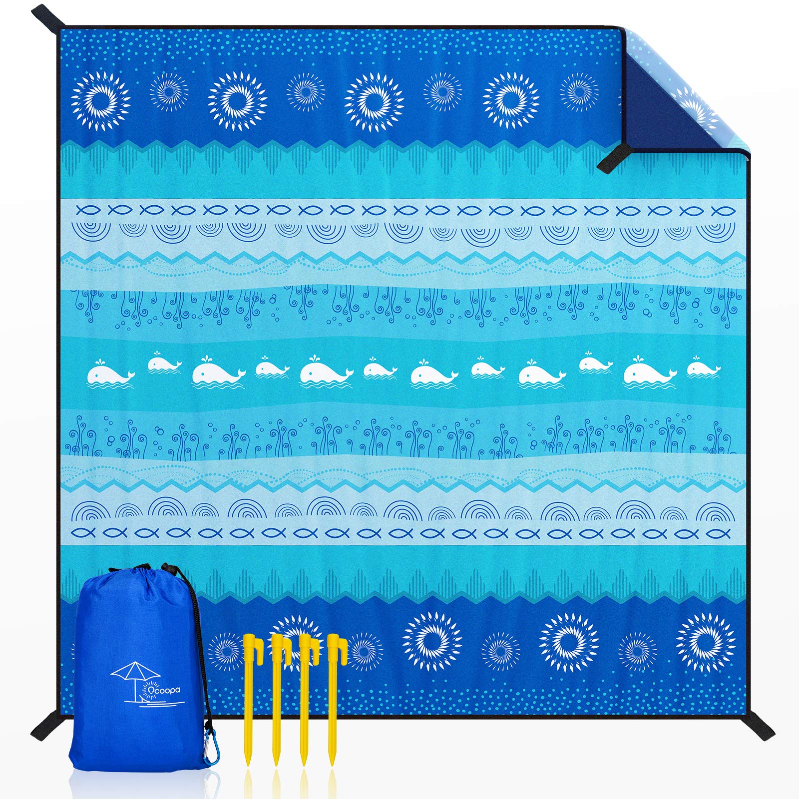 Amazon.com: OCOOPA Bohemian Beach Blanket Waterproof
