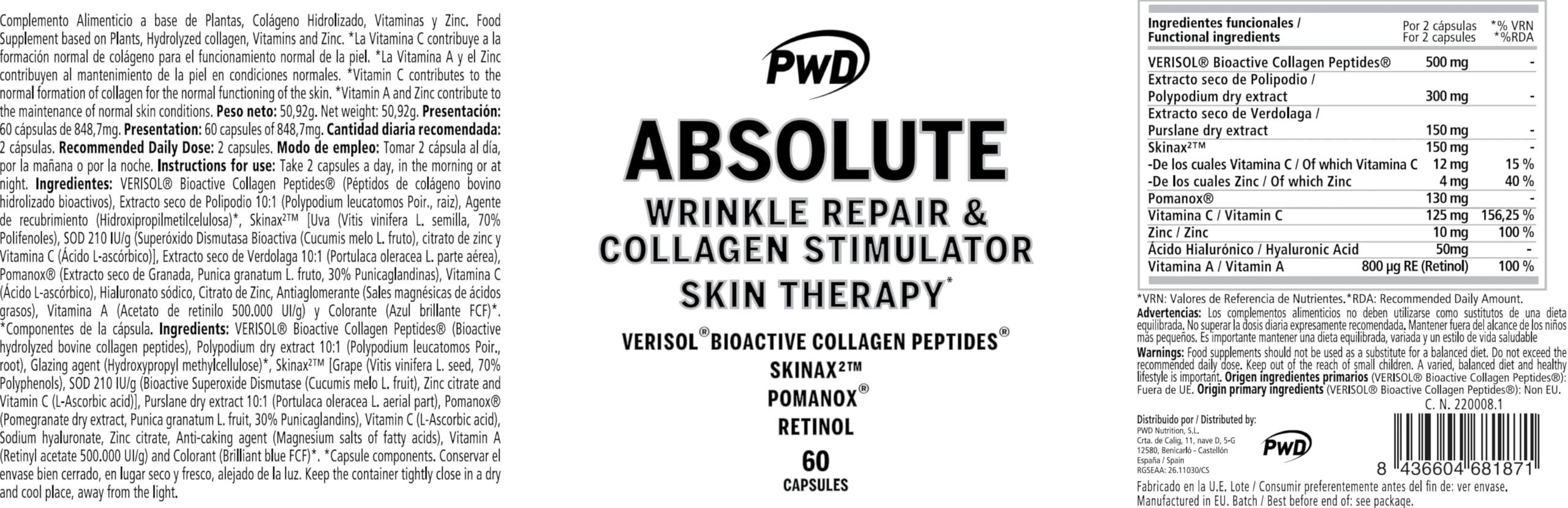 Absolute 60 Cápsulas
