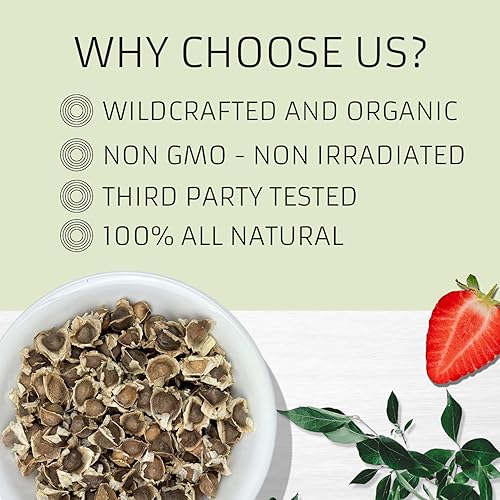 Miniatura 5 de Evergreen Herbs - Recetas de alimentos usados en polvo de semillas de moringa, 4 oz.