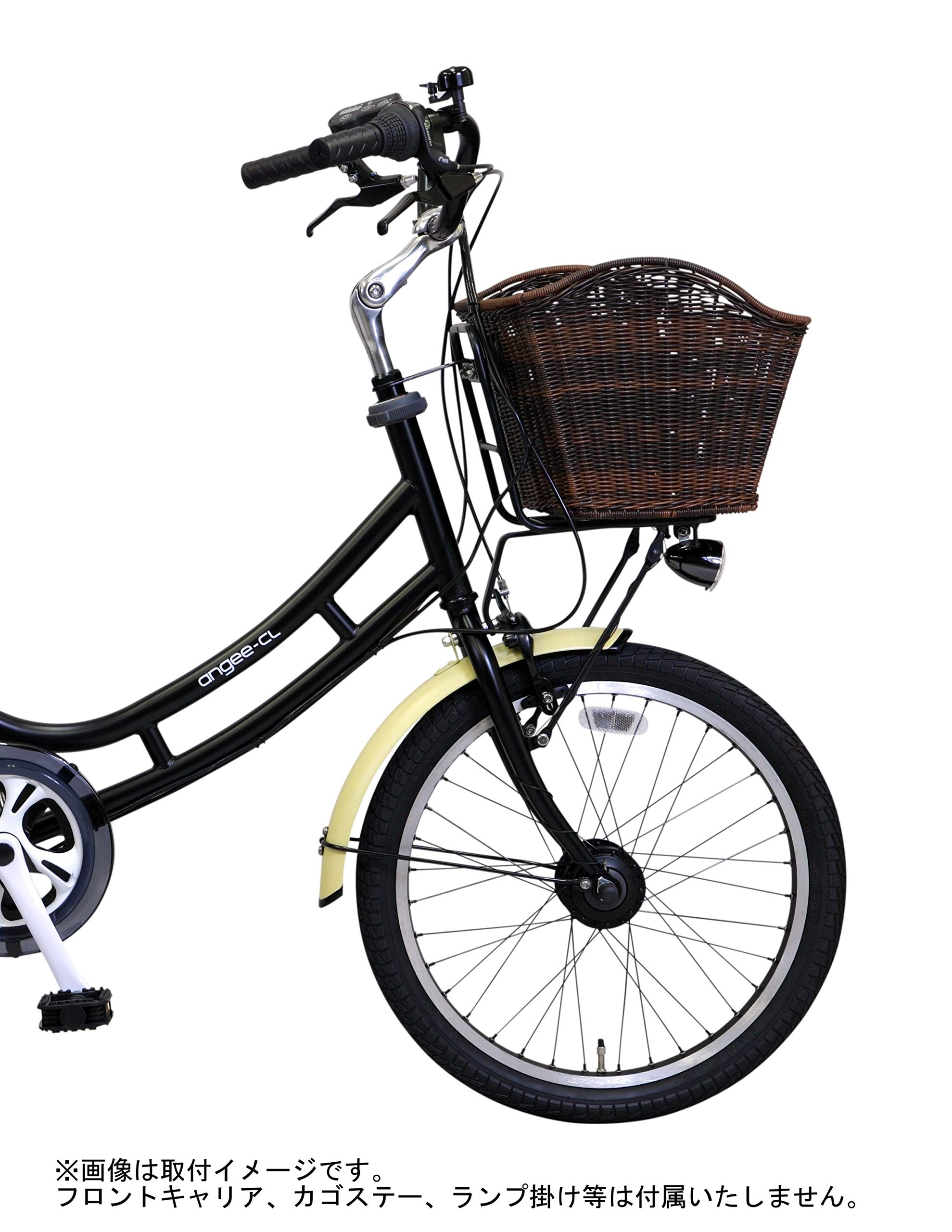 Amazon | 自転車 かご 前 フロント用 籐風ビニールバスケット A