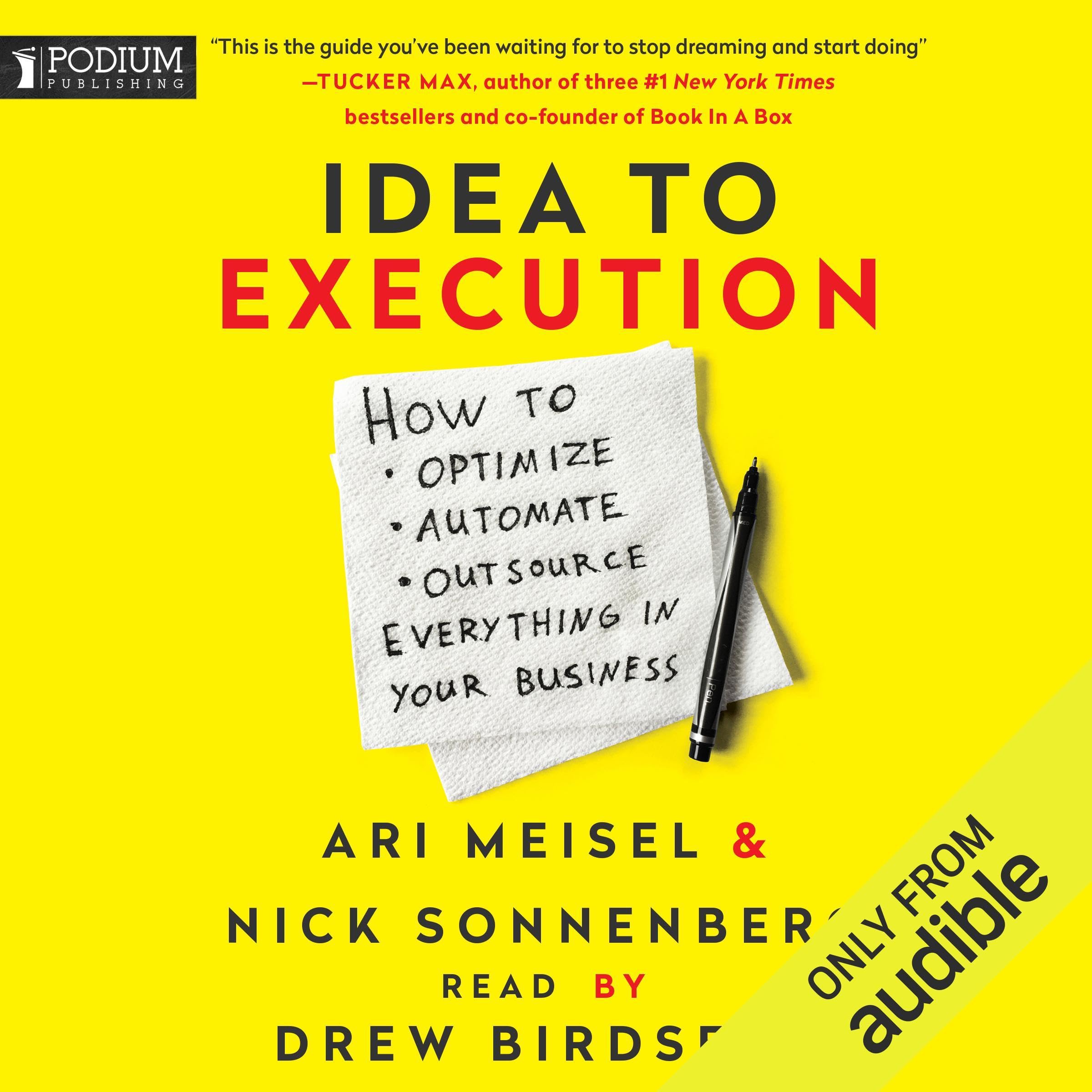 Cover art for Idea to Execution