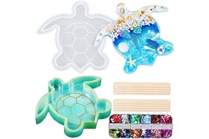Enchanting Resin Turtle Mold: An Artistic Haven for DIY Creations