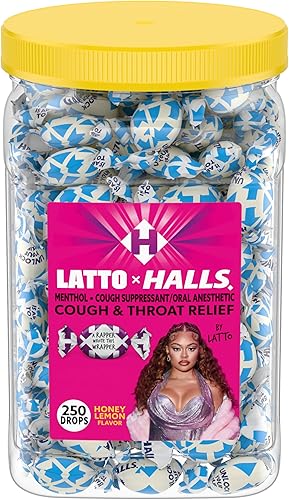 Halls Relief Honey Lemon - Gotas para la tos de limón, edición limitada de latto, 250 gotas disponible en Yaxa Peru