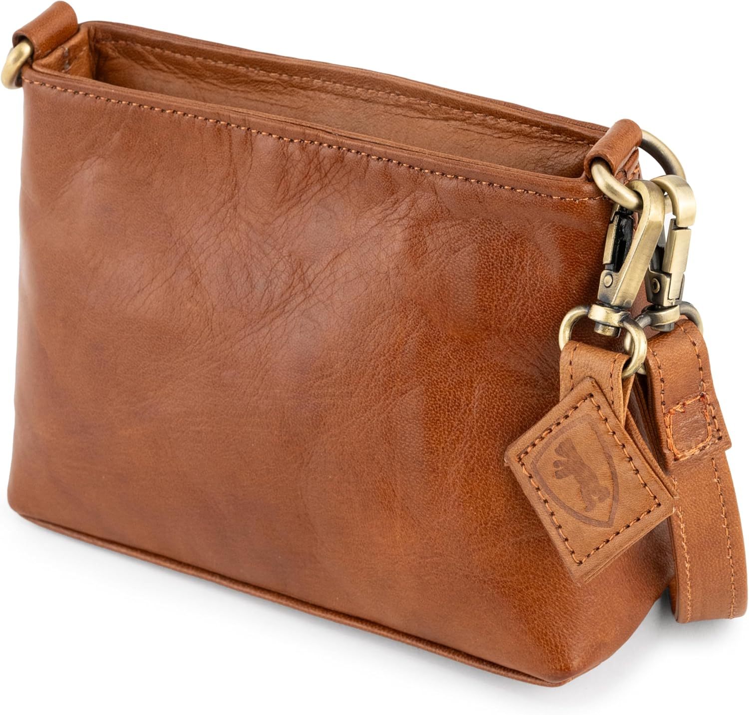 BERLINER BAGS Vintage Genuine Leather Shoulder Bag...